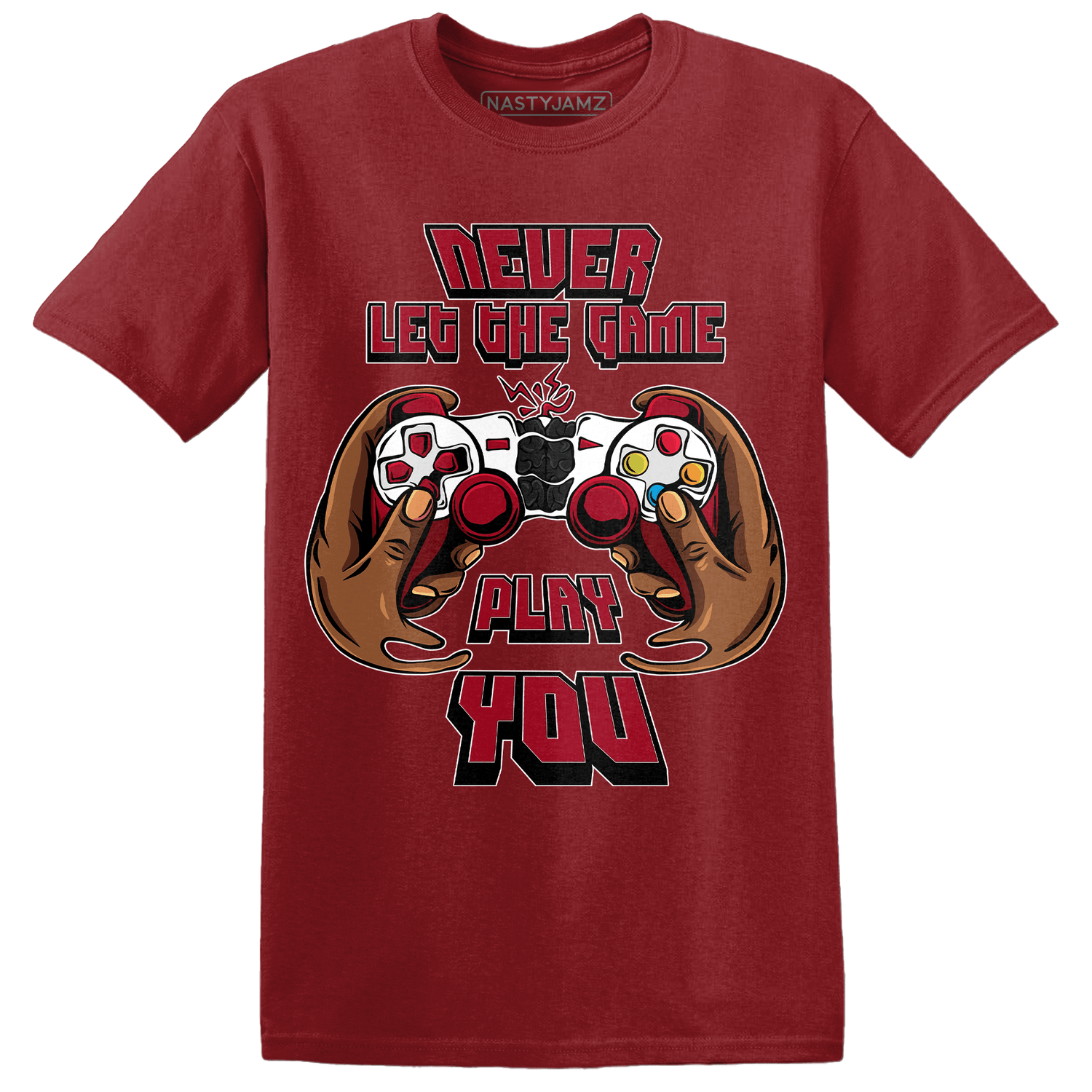 Retro Red Taxi 12s T Shirt Match The Game Changer - NastyJamz