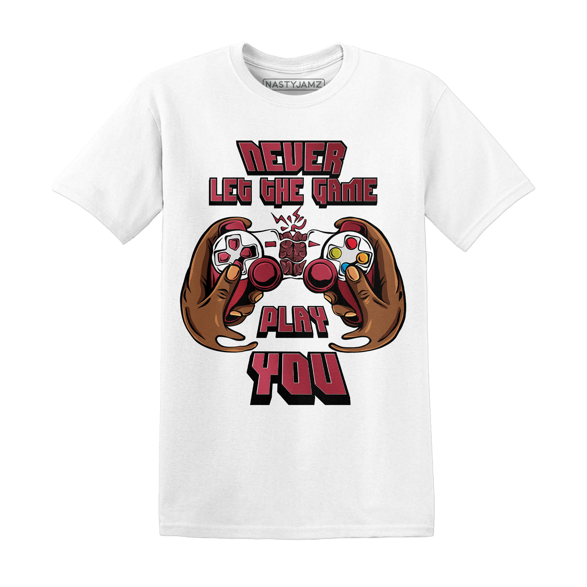 High 85 Metallic Burgundy 1s T Shirt Match The Game Changer - NastyJamz