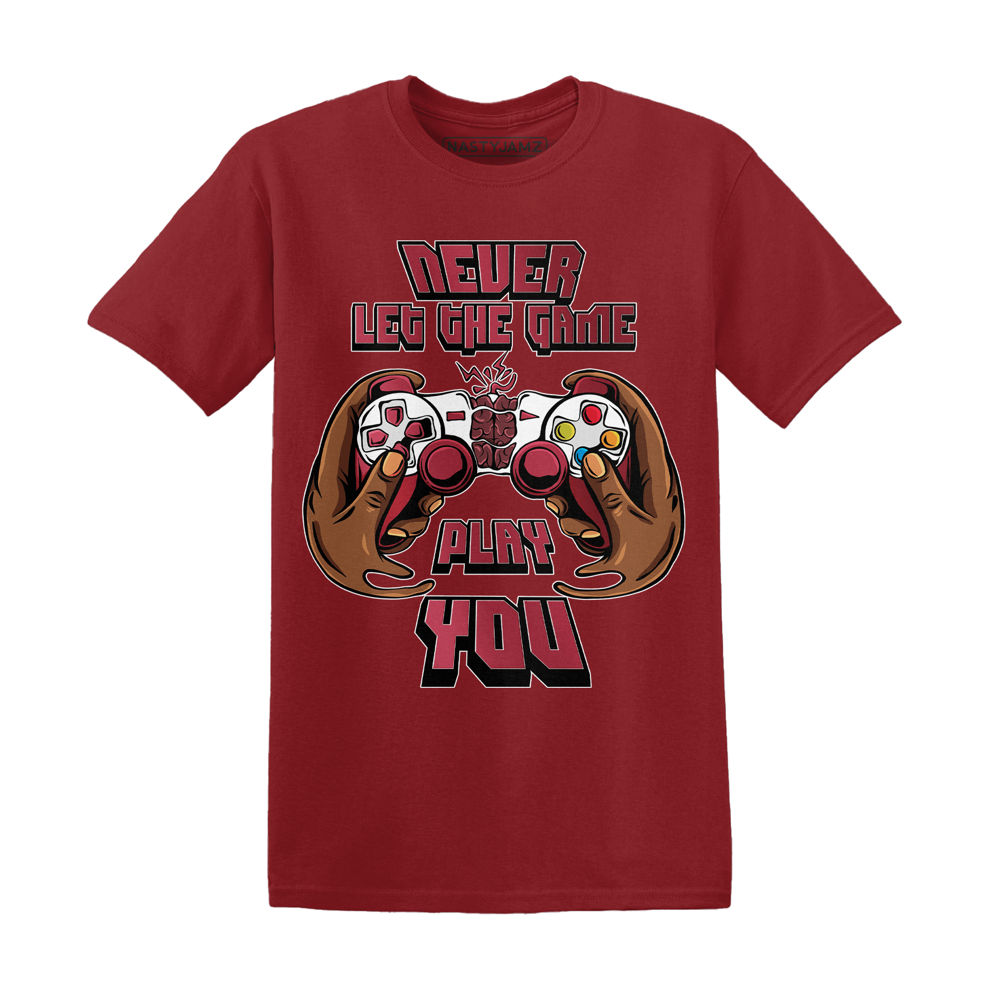 High 85 Metallic Burgundy 1s T Shirt Match The Game Changer - NastyJamz