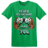 High OG Green Glow 1s T Shirt Match The Game Changer - NastyJamz