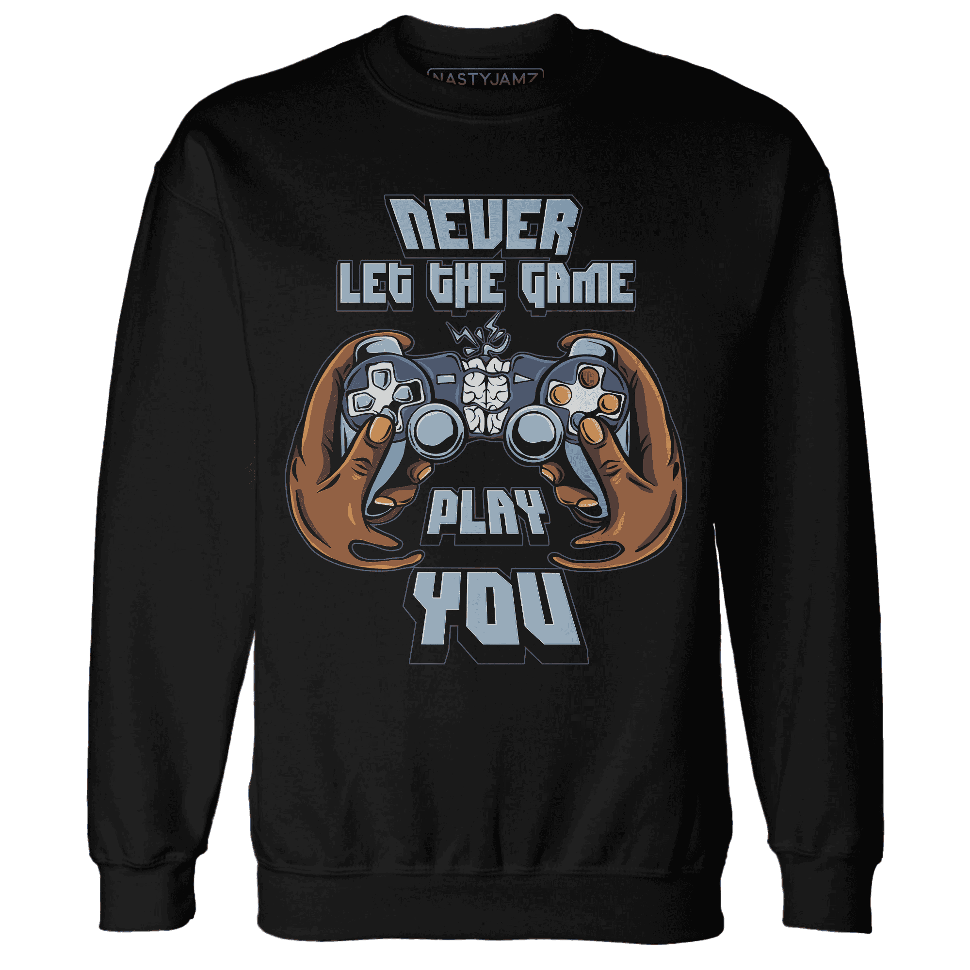 Mid Diffused Blue Grey 1s Sweatshirt Match The Game Changer - NastyJamz