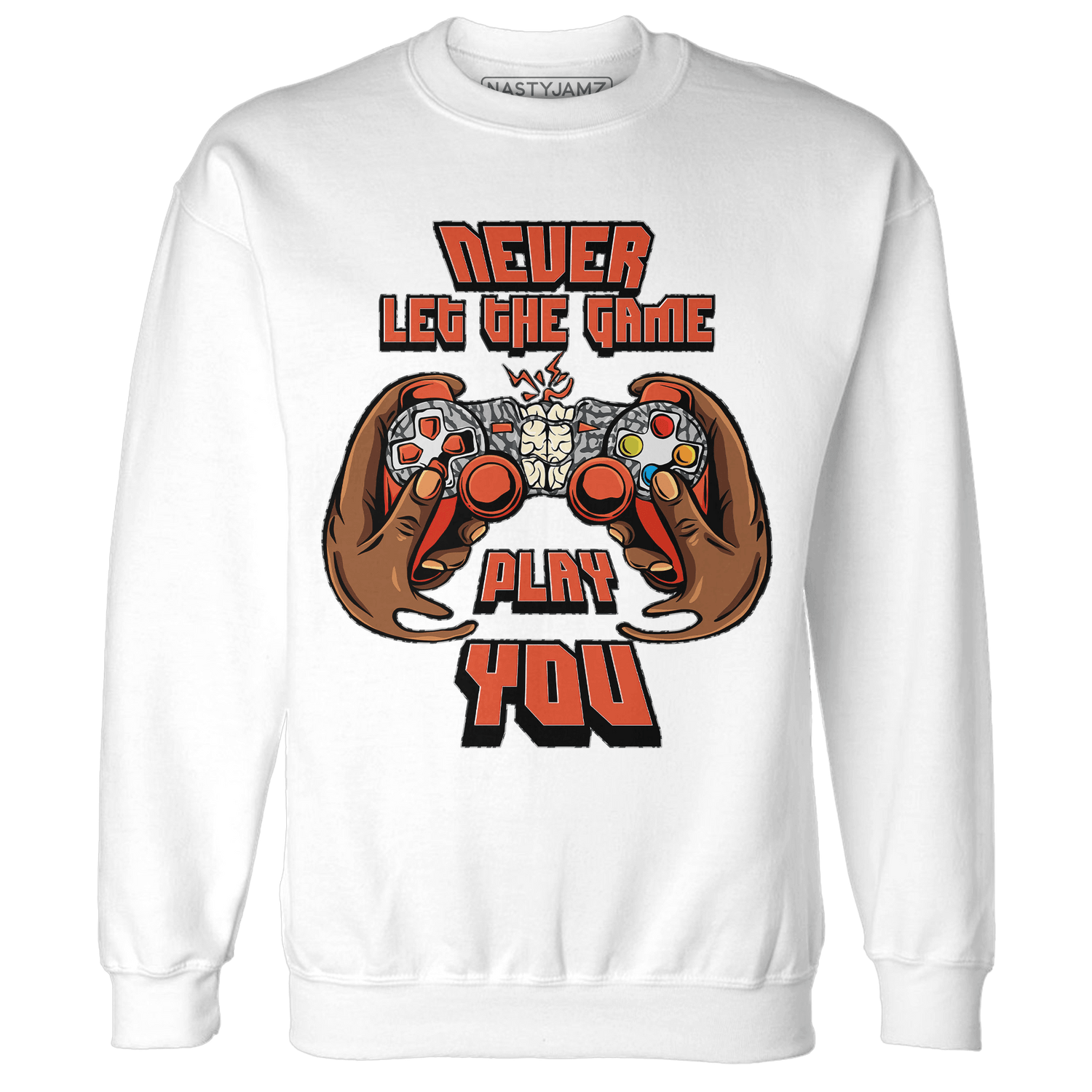 Georgia Peach 3s Sweatshirt Match The Game Changer - NastyJamz