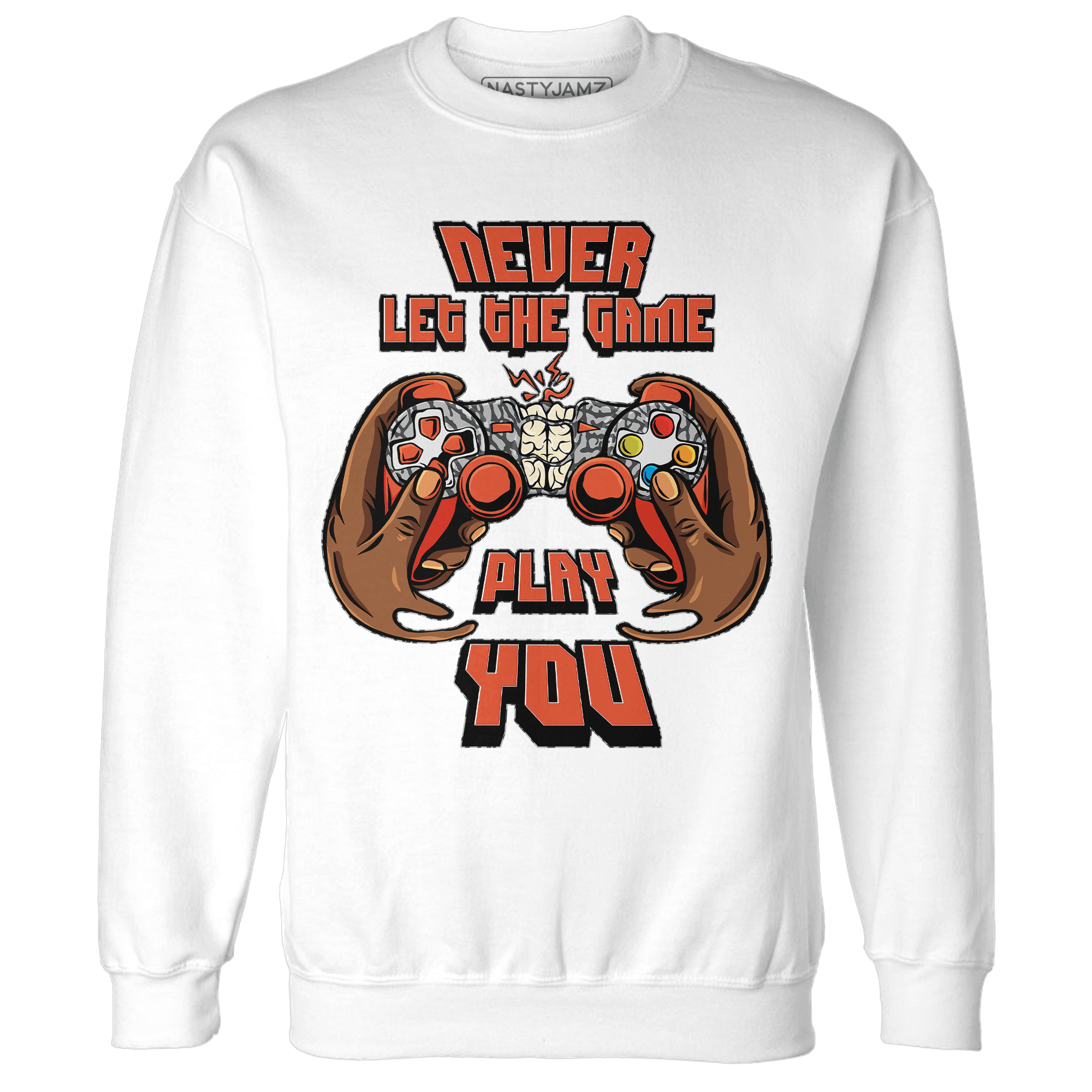 Georgia Peach 3s Sweatshirt Match The Game Changer - NastyJamz