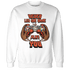 Georgia Peach 3s Sweatshirt Match The Game Changer - NastyJamz