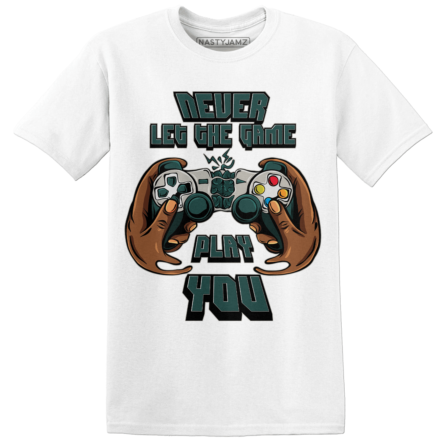 Oxidized Green 4s T Shirt Match The Game Changer - NastyJamz