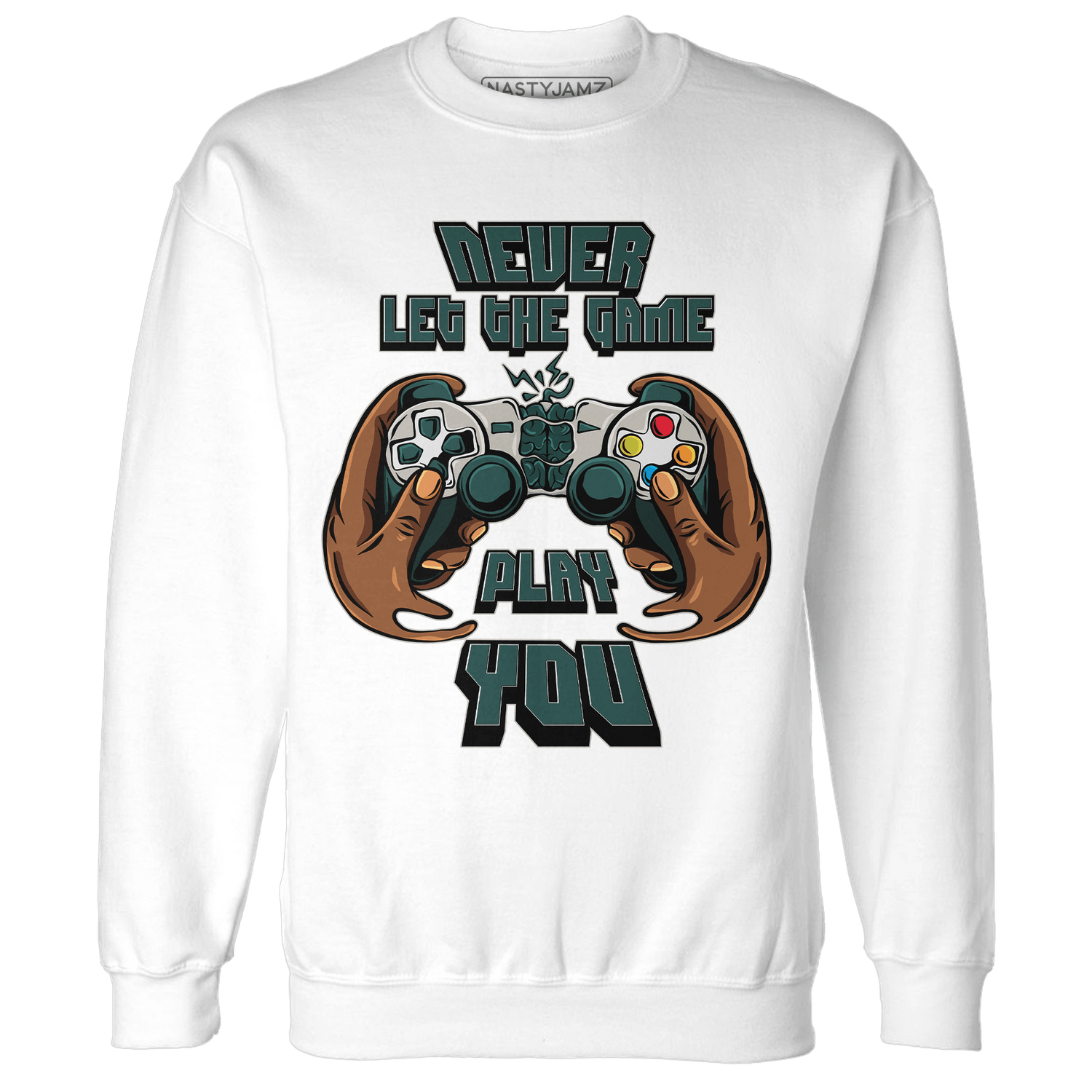 Oxidized Green 4s Sweatshirt Match The Game Changer - NastyJamz