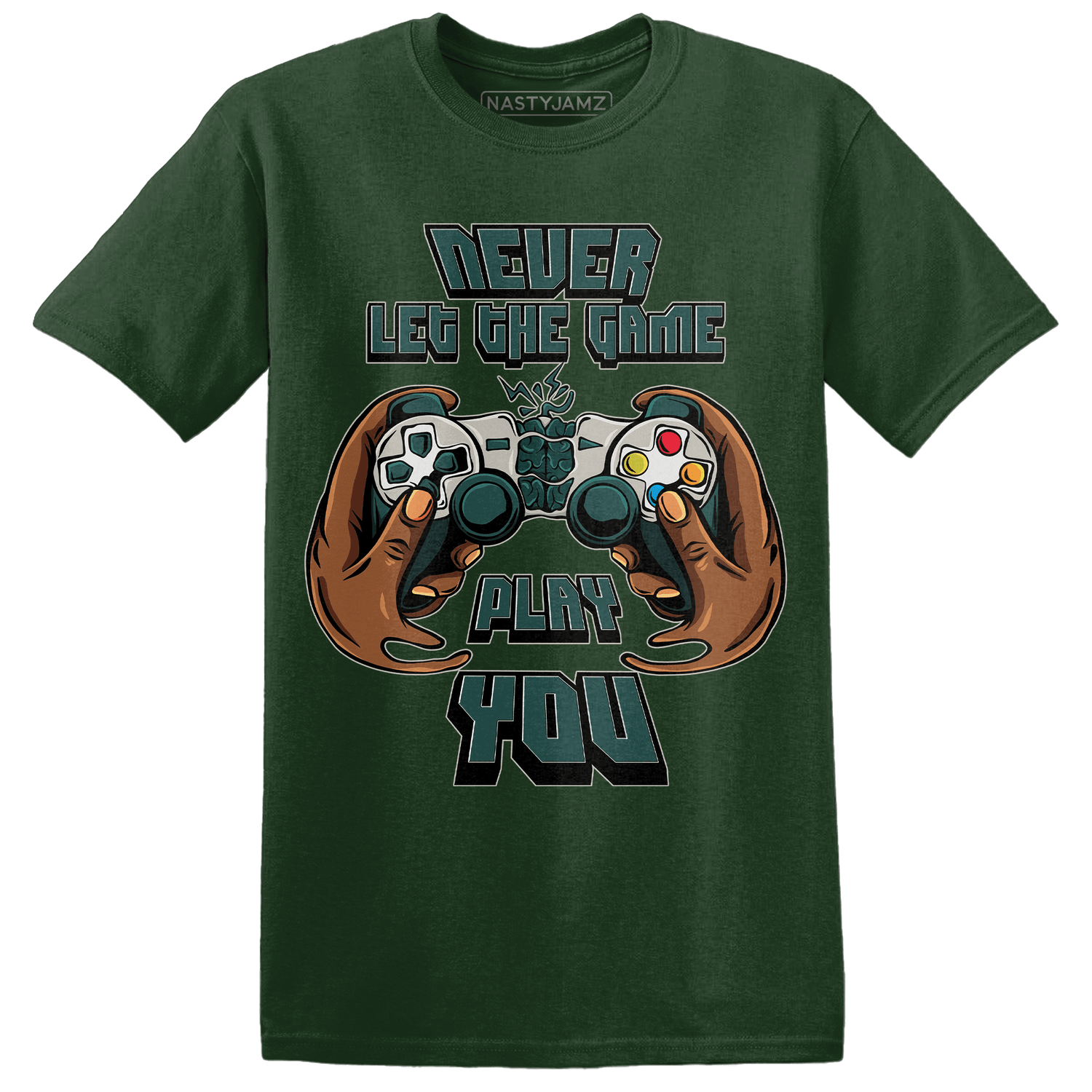 Oxidized Green 4s T Shirt Match The Game Changer - NastyJamz