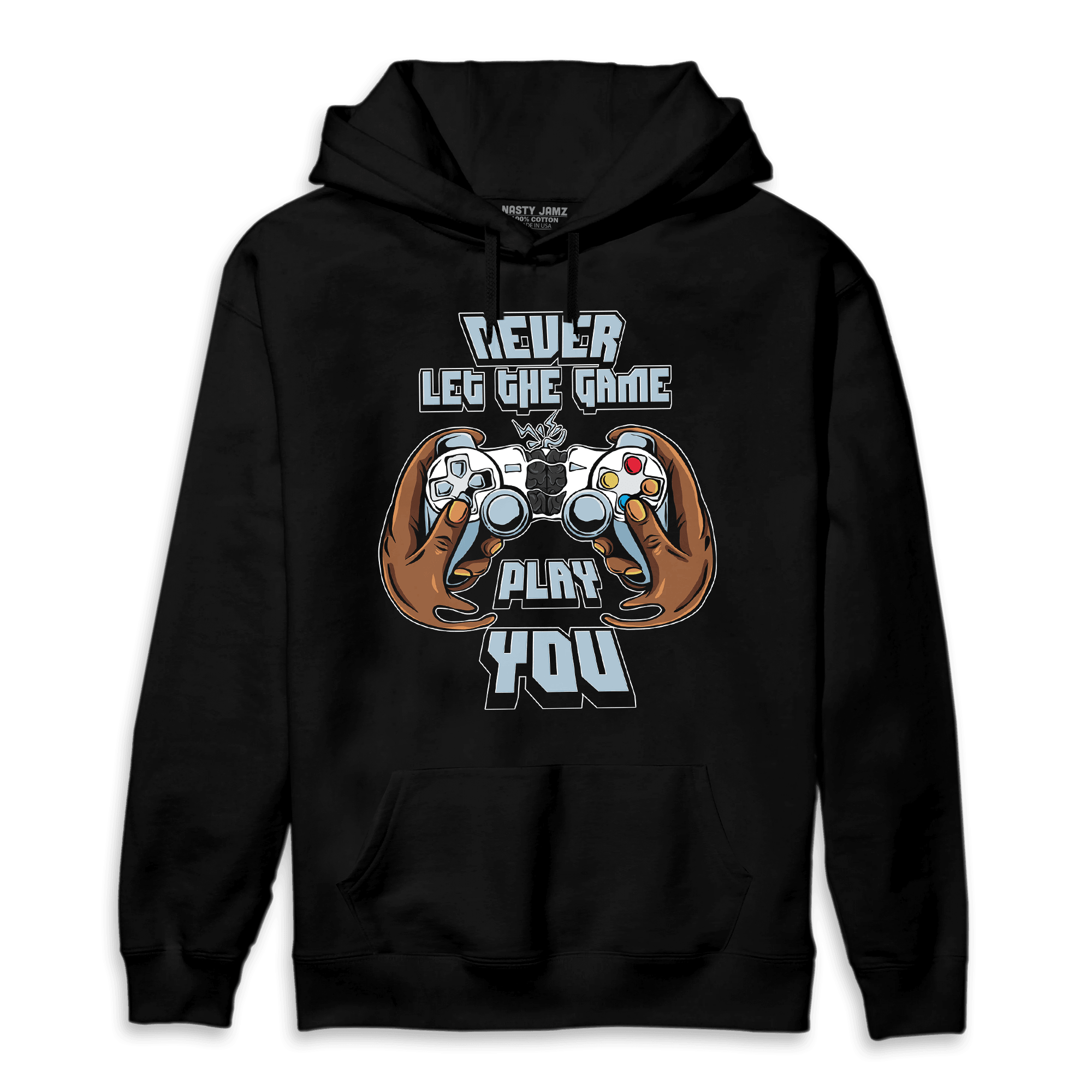 Blue Grey 13s Hoodie Match The Game Changer - NastyJamz