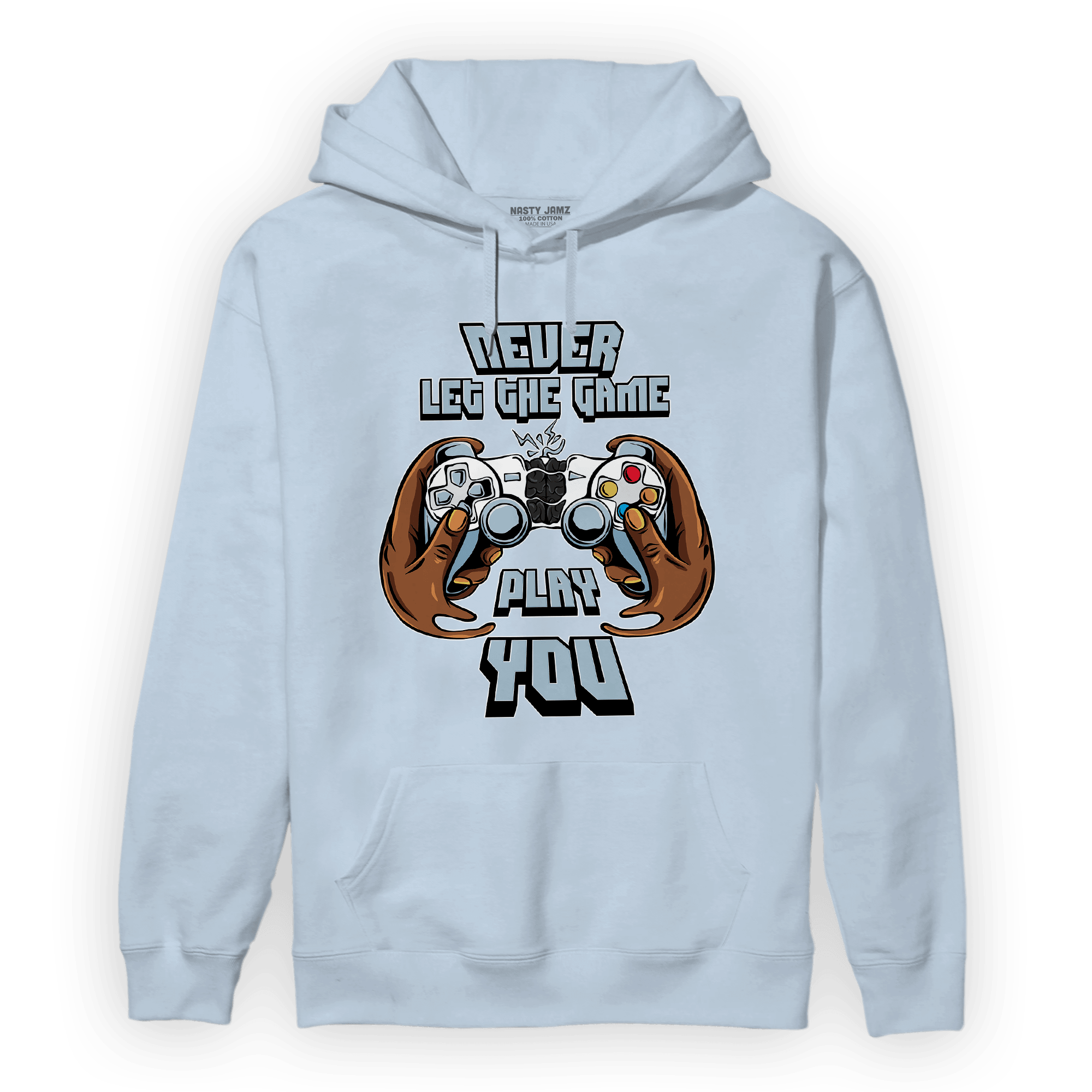 Blue Grey 13s Hoodie Match The Game Changer - NastyJamz