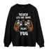 Retro High OG Black White 1s Sweatshirt Match The Game Changer - NastyJamz