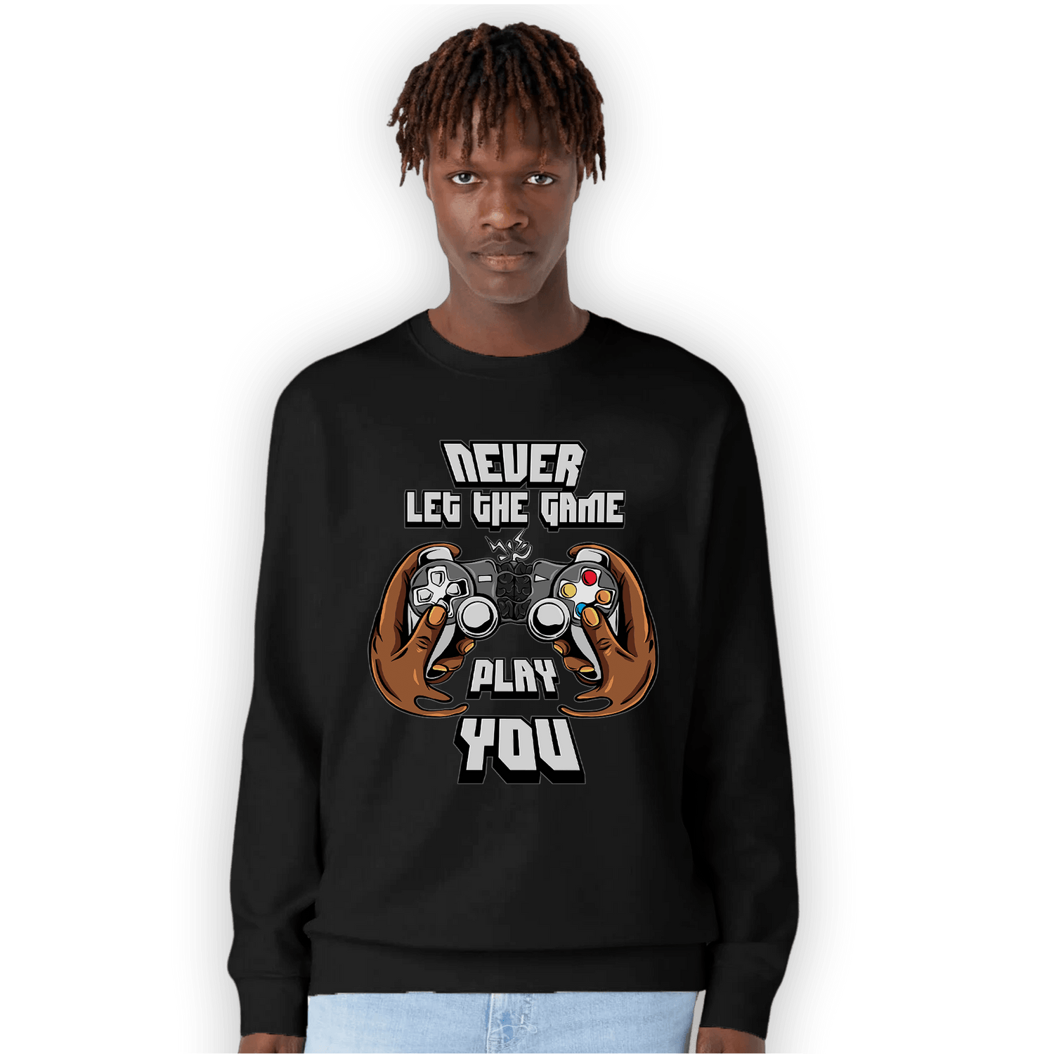 Retro High OG Black White 1s Sweatshirt Match The Game Changer - NastyJamz