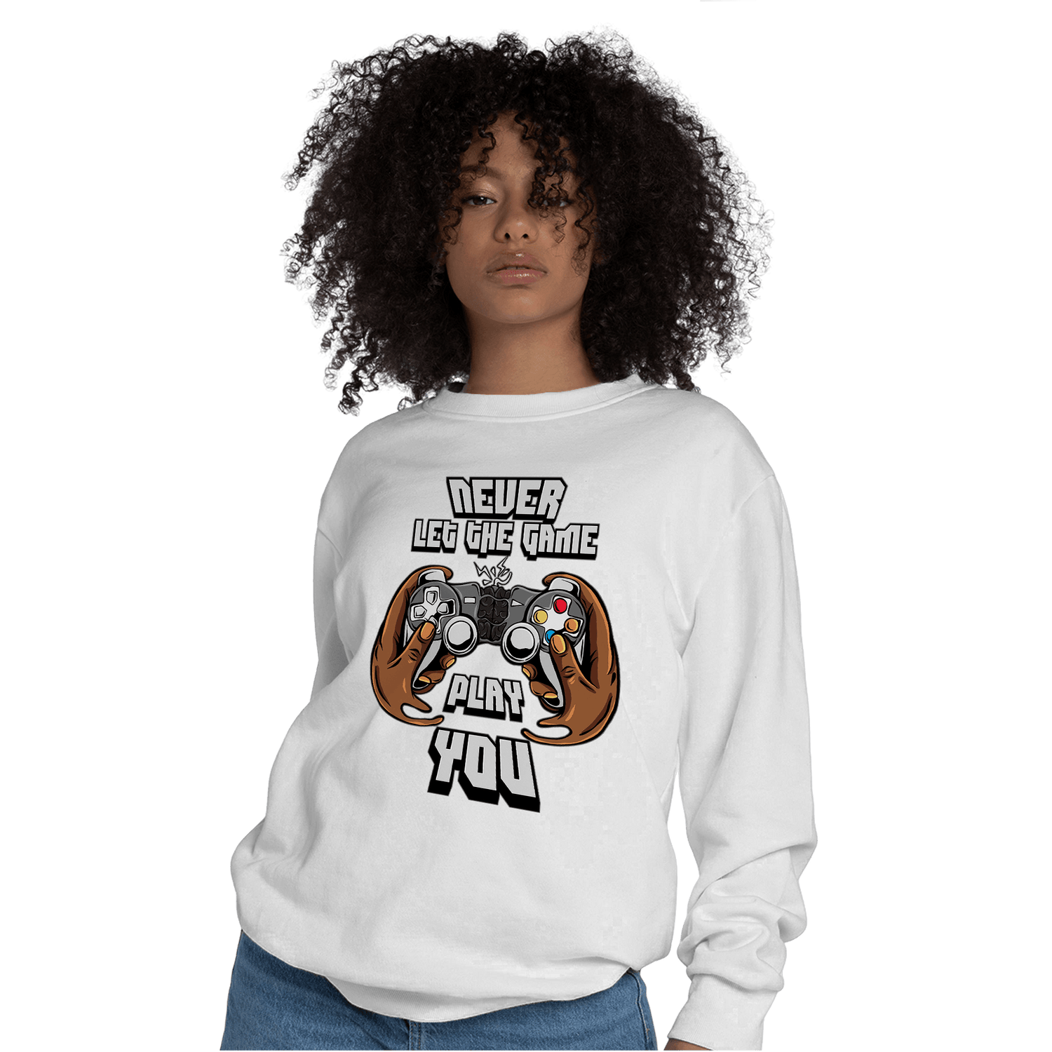 Retro High OG Black White 1s Sweatshirt Match The Game Changer - NastyJamz