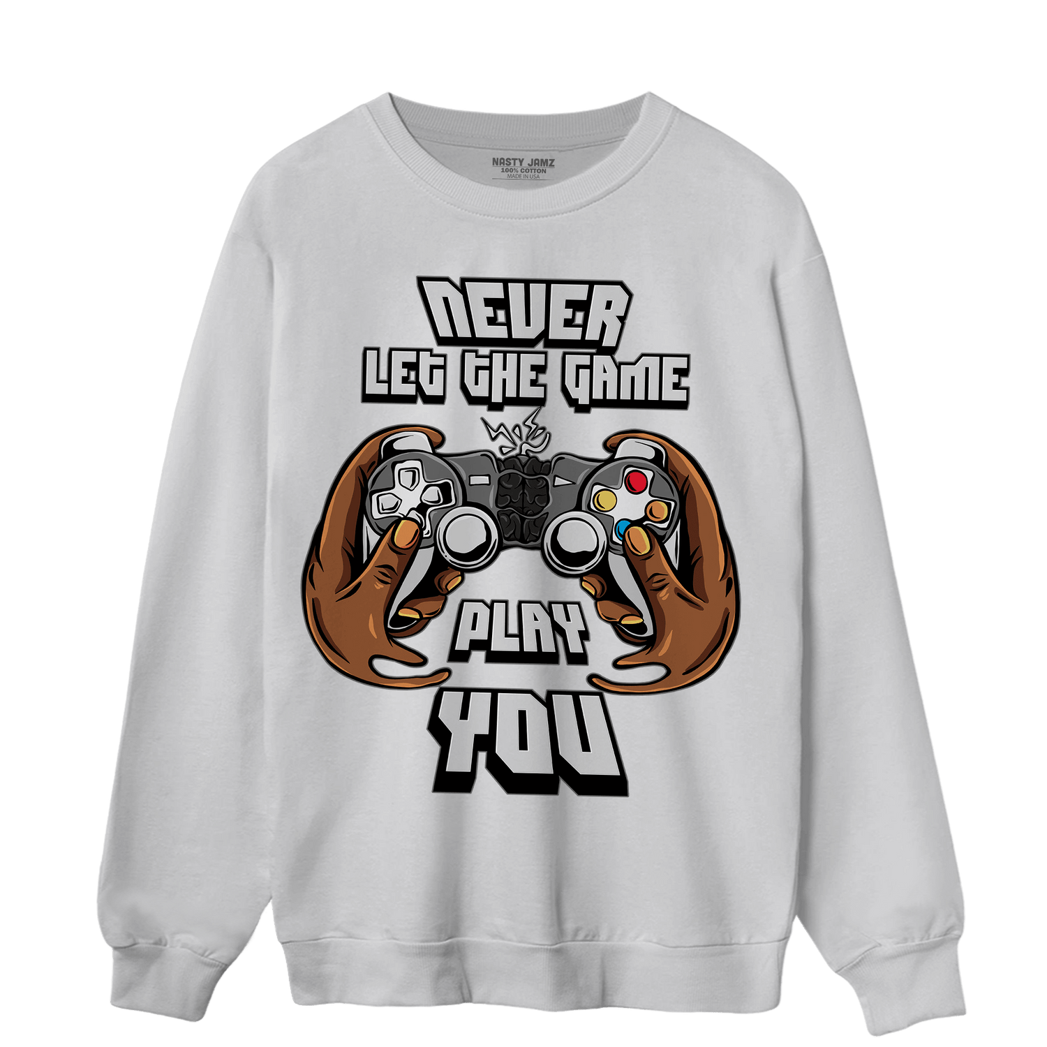 Retro High OG Black White 1s Sweatshirt Match The Game Changer - NastyJamz