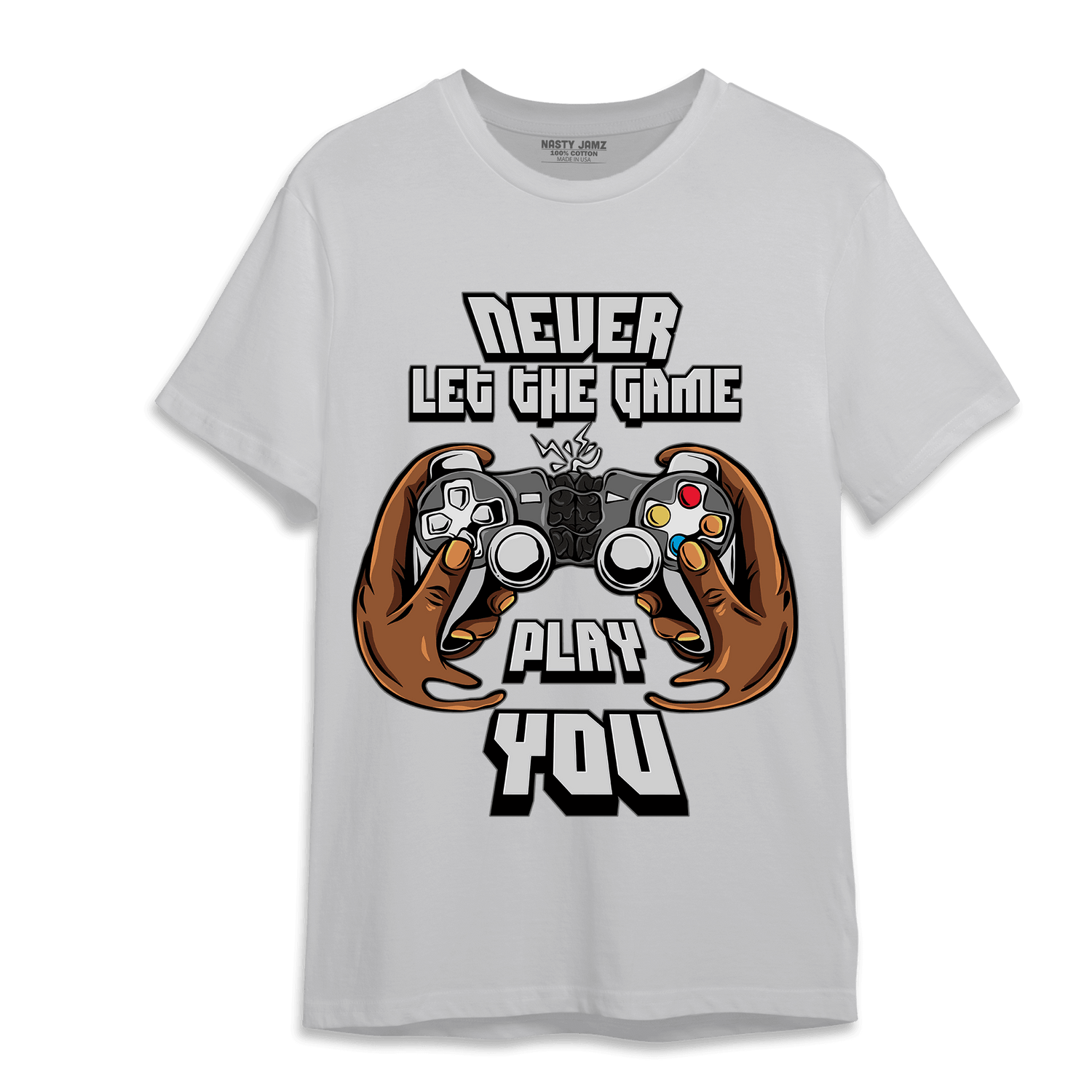 Retro High OG Black White 1s T Shirt Match The Game Changer - NastyJamz