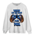 University Blue Toe 1s Sweatshirt Match The Game Changer - NastyJamz
