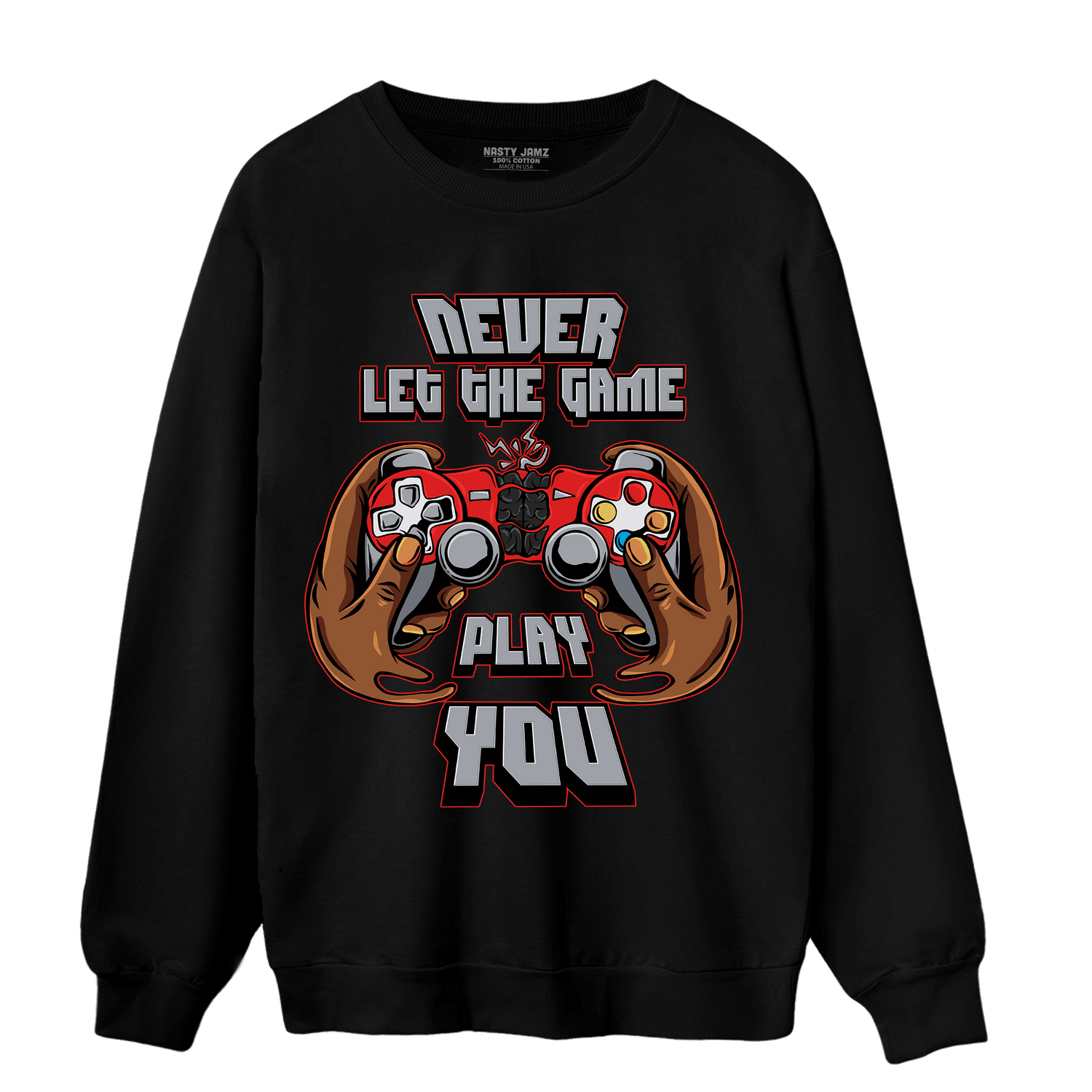 Bred Reimagined 4s Sweatshirt Match The Game Changer - NastyJamz