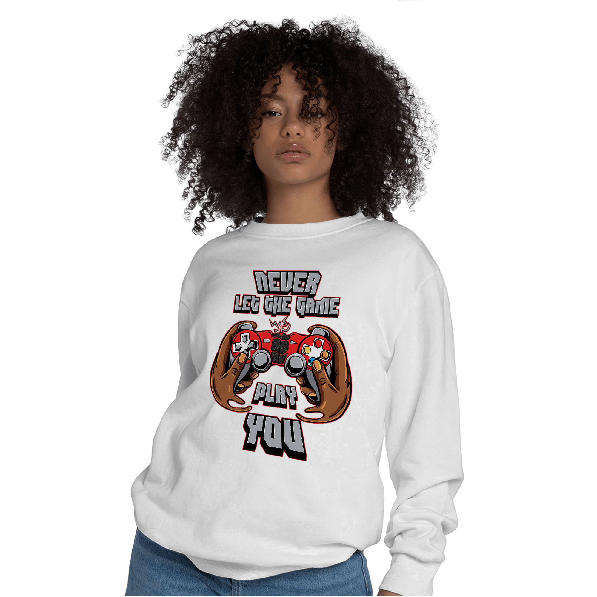 Bred Reimagined 4s Sweatshirt Match The Game Changer - NastyJamz