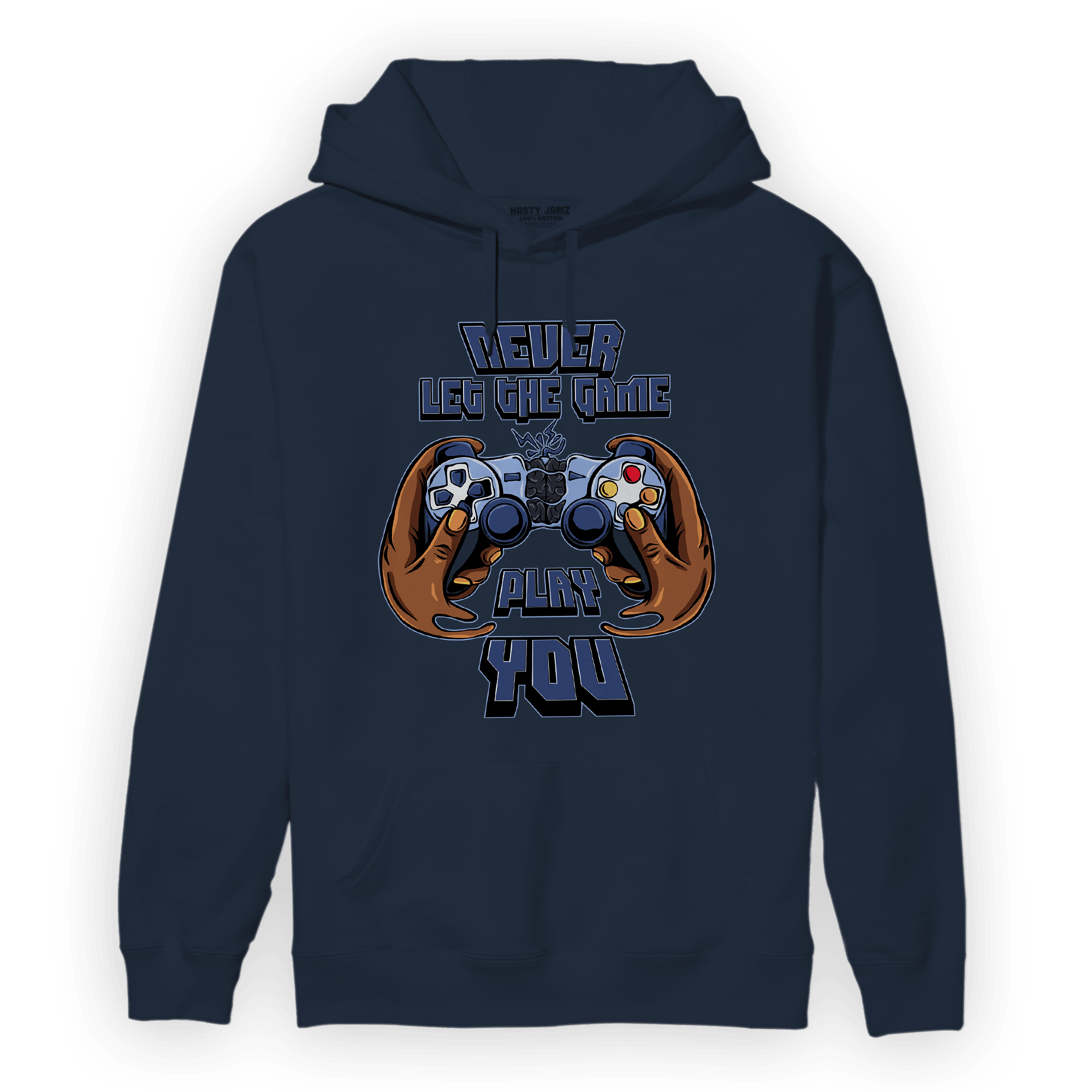 Midnight Navy 5s Hoodie Match The Game Changer - NastyJamz