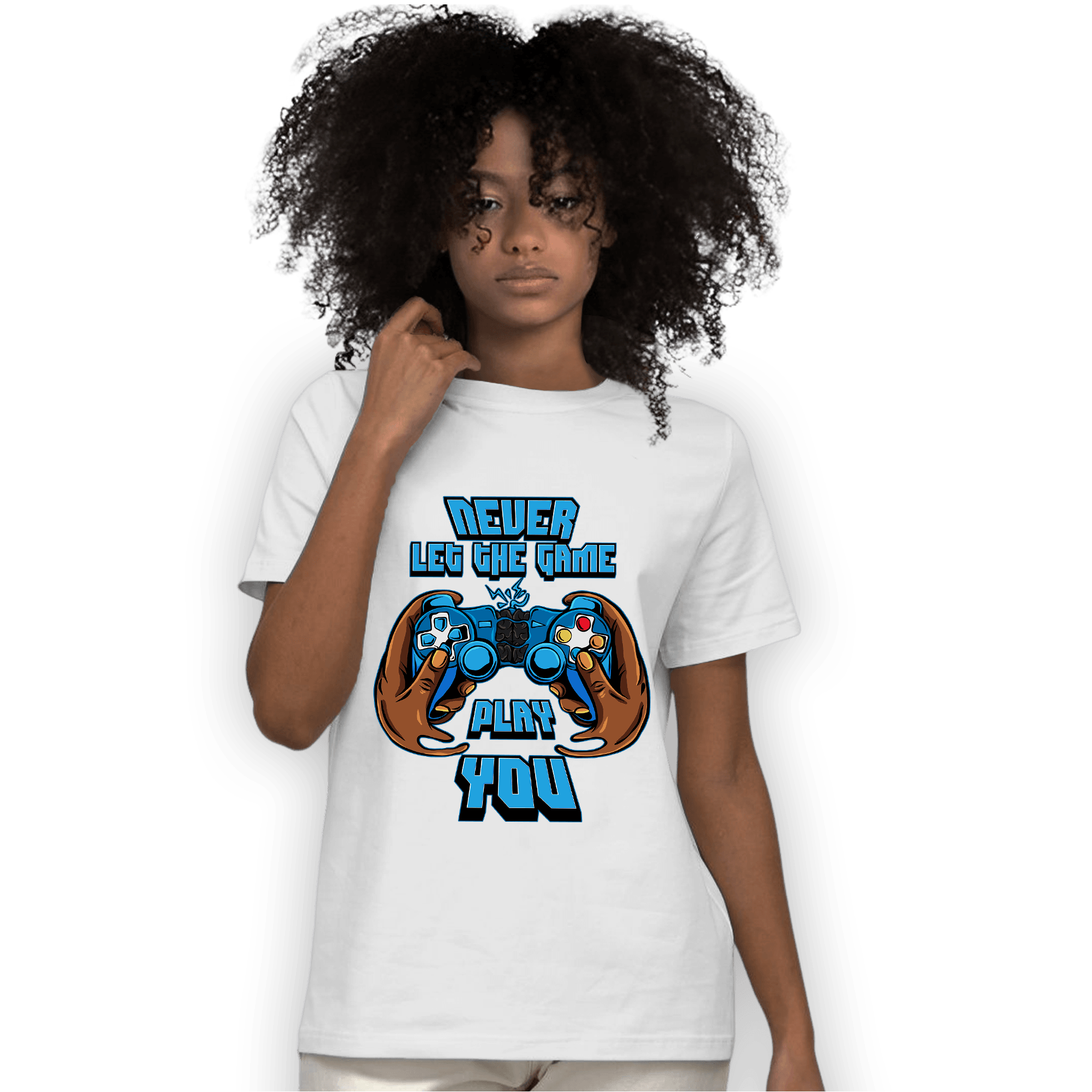 Powder Blue 9s T Shirt Match The Game Changer - NastyJamz