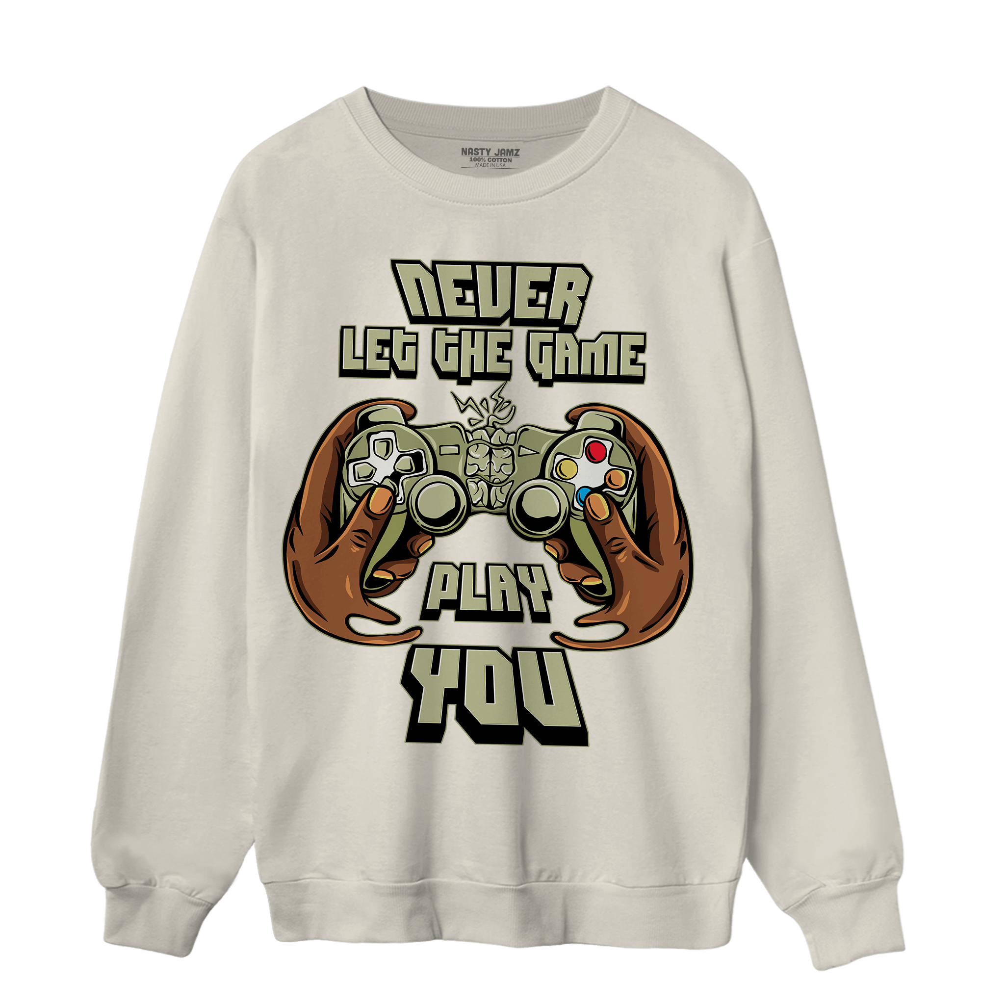 Yeezy Slide Resin Sweatshirt Match The Game Changer - NastyJamz