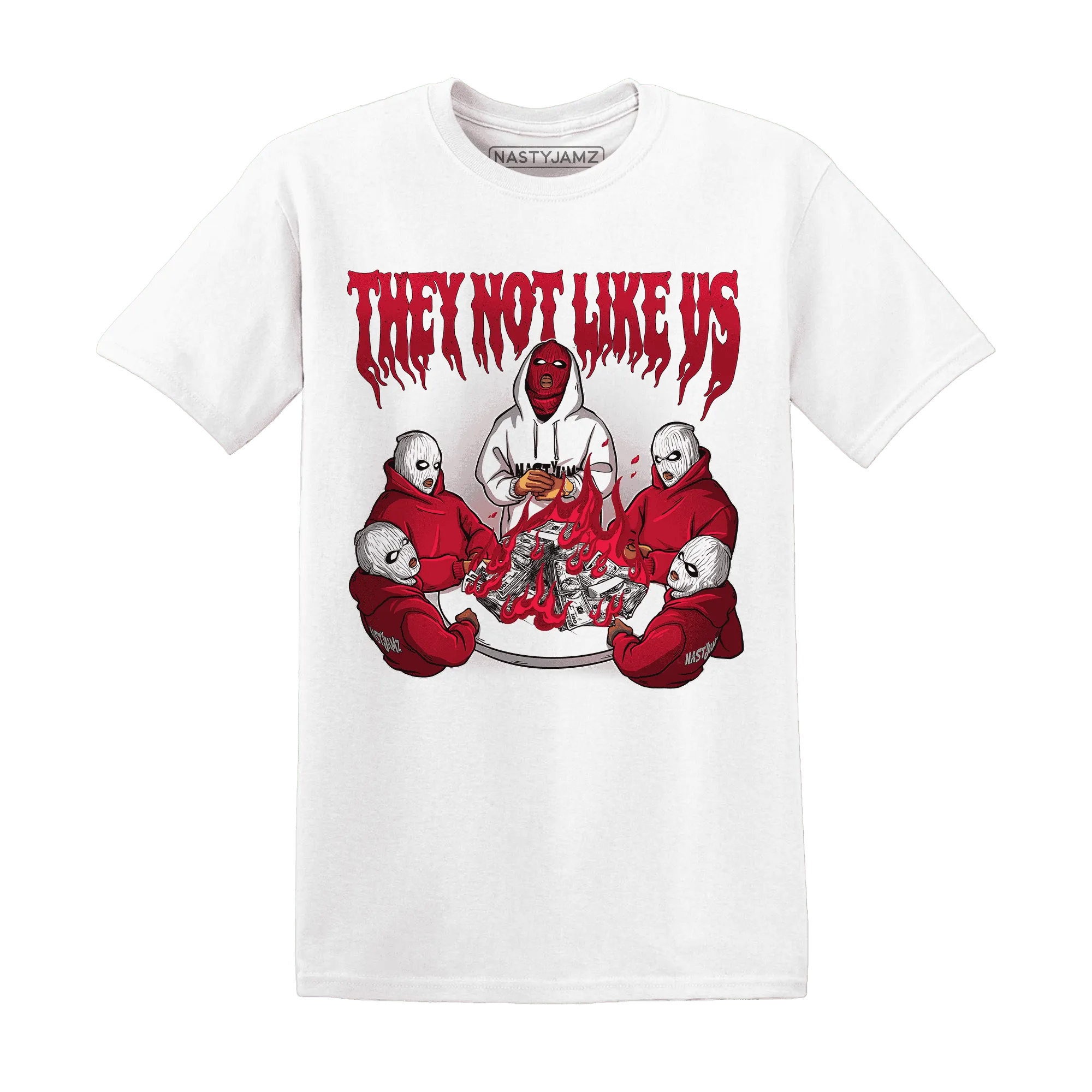 NastyJamz-Retro-Red-Taxi-12s-T-Shirt-Match-They-Not-Like-Us