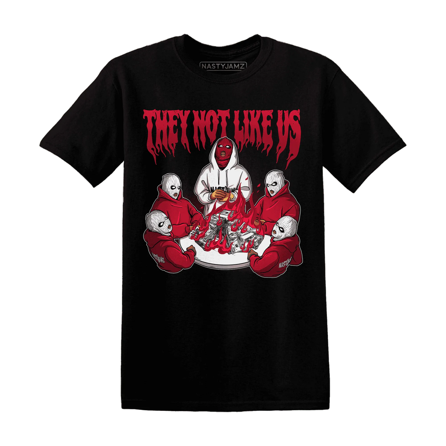 NastyJamz-Retro-Red-Taxi-12s-T-Shirt-Match-They-Not-Like-Us