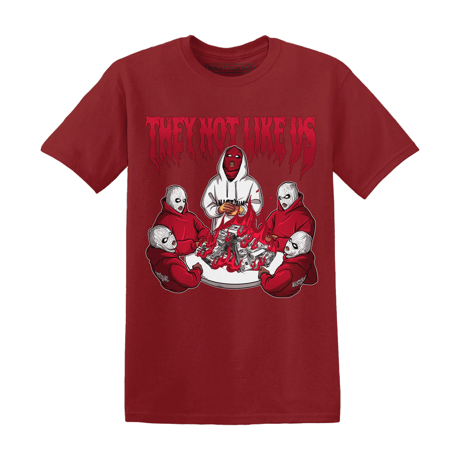 NastyJamz-Retro-Red-Taxi-12s-T-Shirt-Match-They-Not-Like-Us