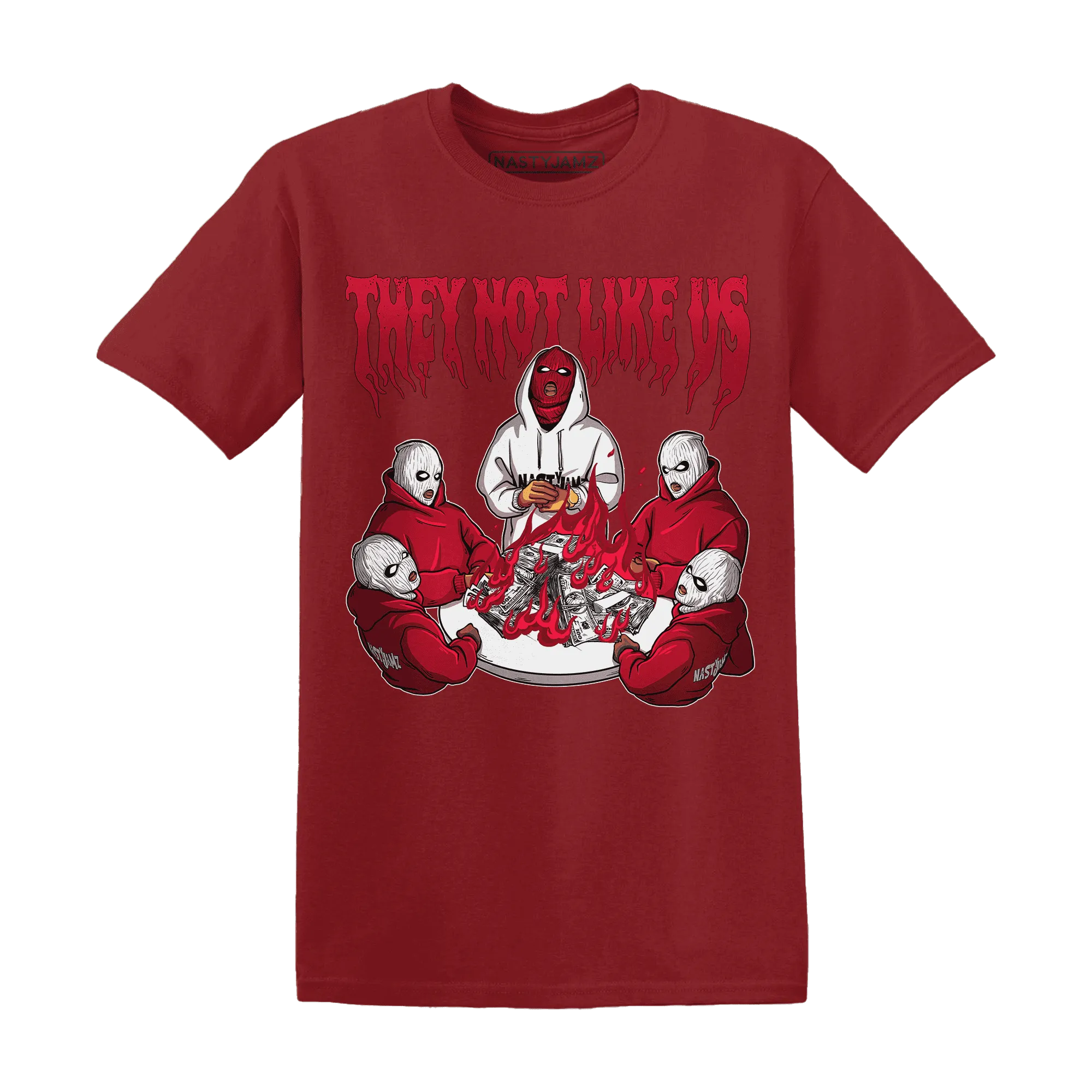 NastyJamz-Retro-Red-Taxi-12s-T-Shirt-Match-They-Not-Like-Us