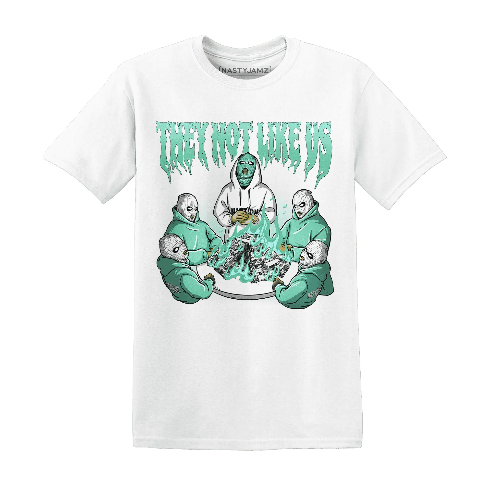 NastyJamz-High-OG-Green-Glow-1s-T-Shirt-Match-They-Not-Like-Us