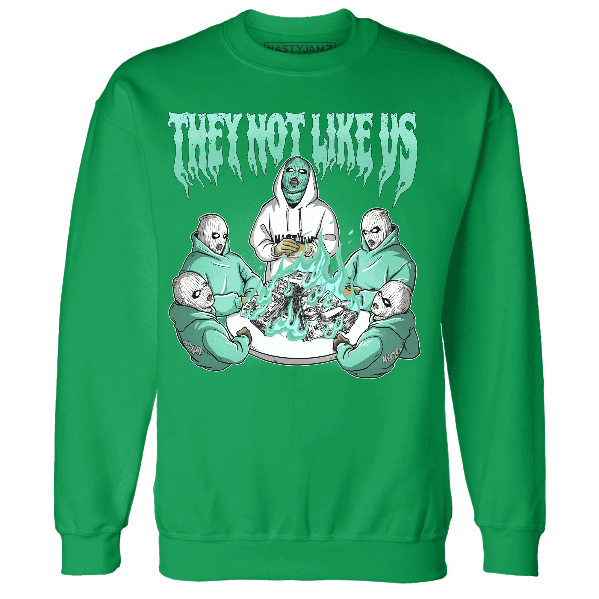 NastyJamz-High-OG-Green-Glow-1s-Sweatshirt-Match-They-Not-Like-Us