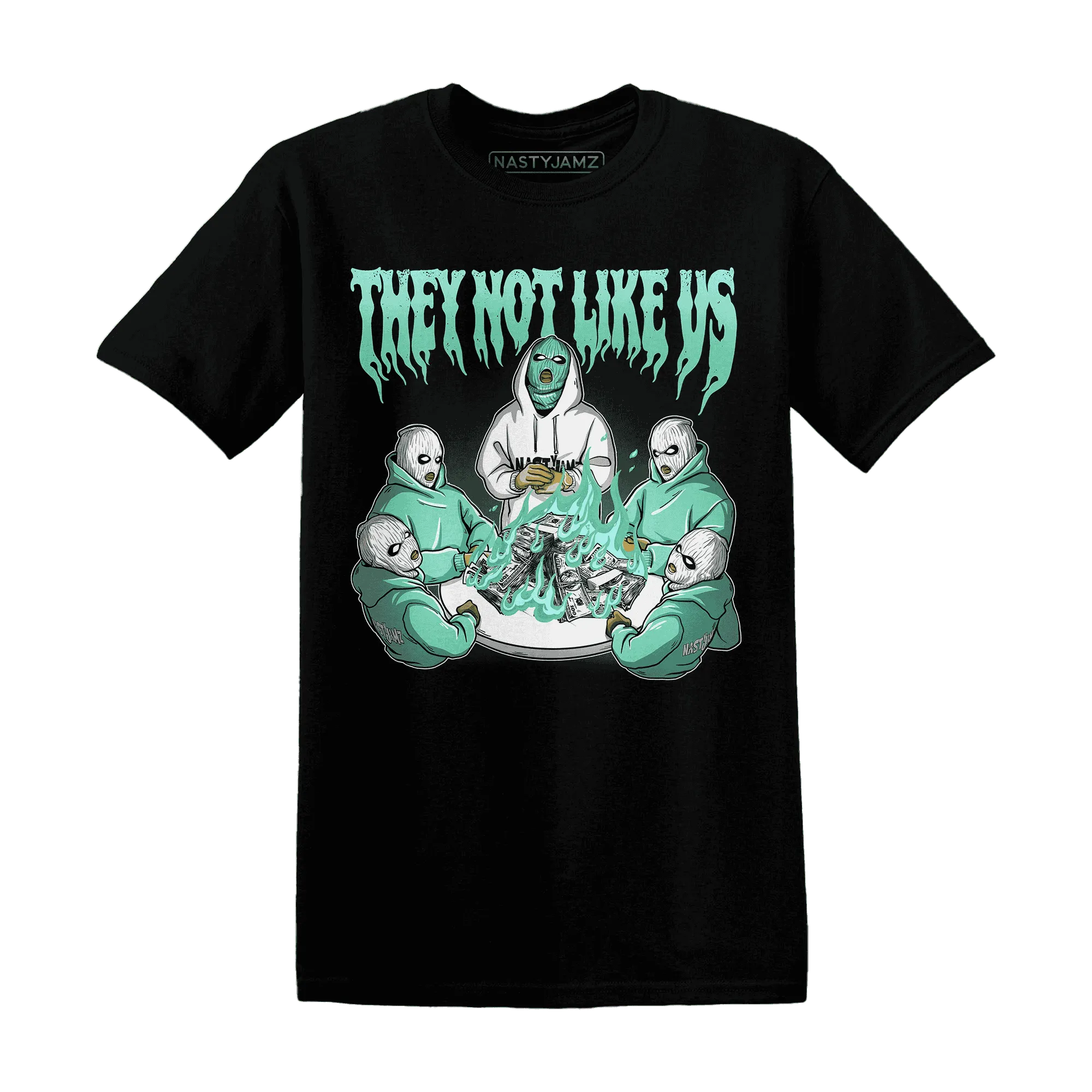 NastyJamz-High-OG-Green-Glow-1s-T-Shirt-Match-They-Not-Like-Us