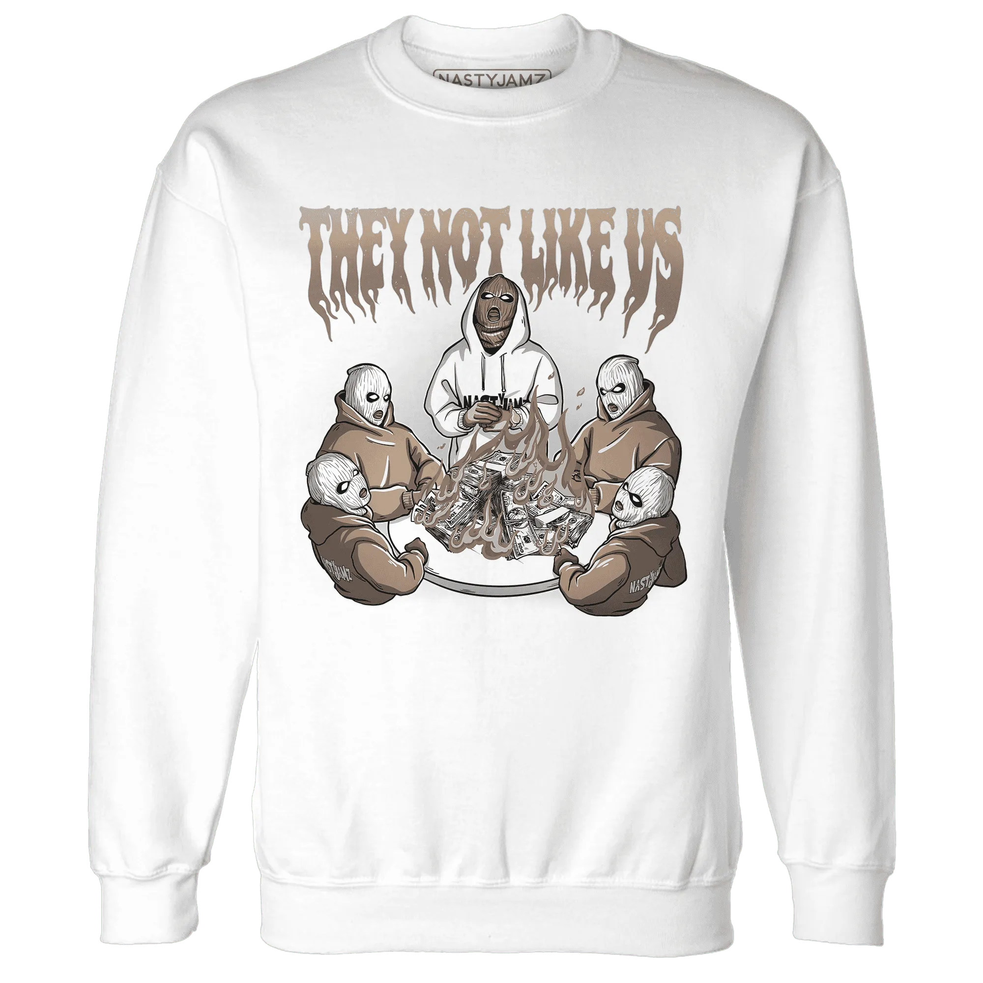 NastyJamz-Low-Mocha-1s-Sweatshirt-Match-They-Not-Like-Us