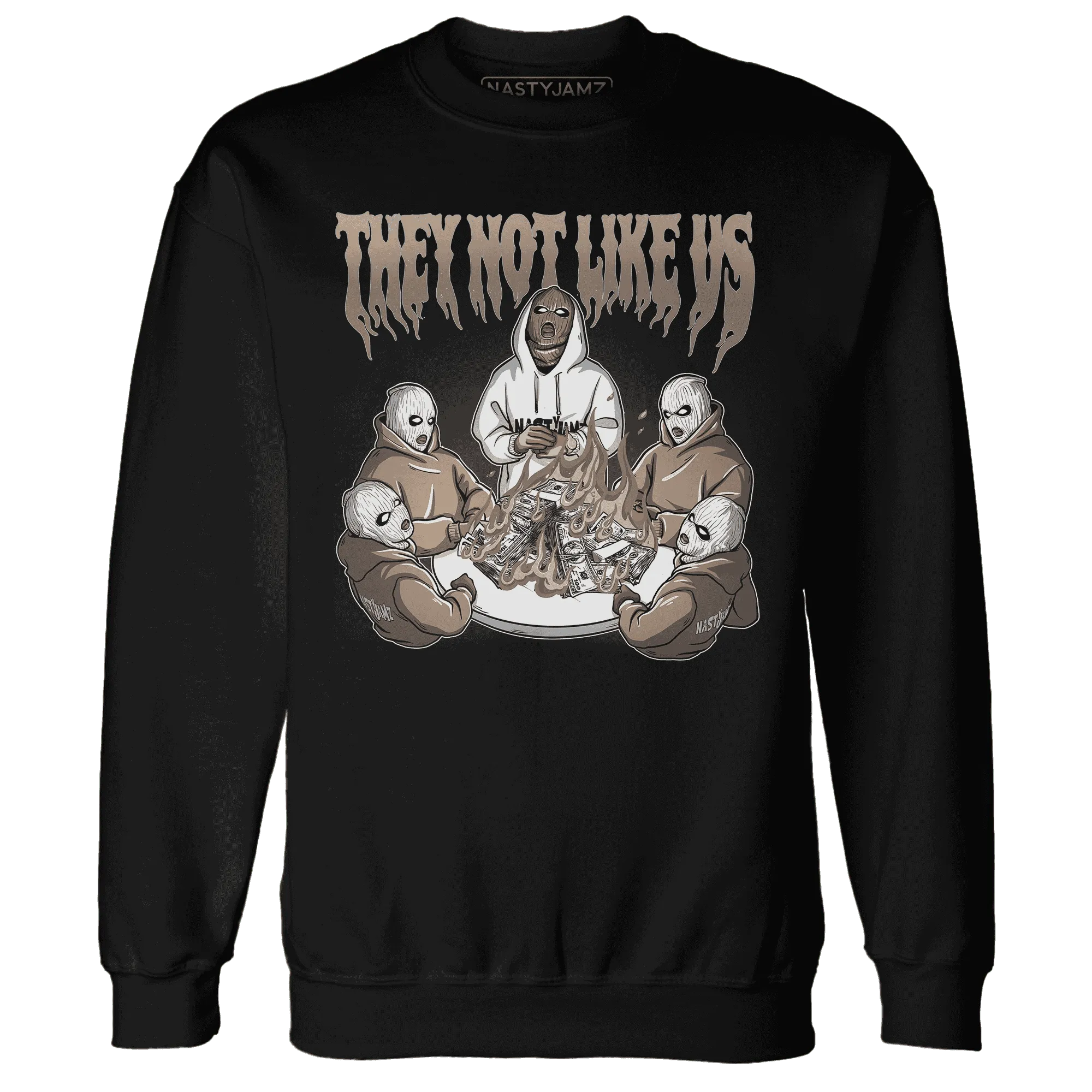 NastyJamz-Low-Mocha-1s-Sweatshirt-Match-They-Not-Like-Us