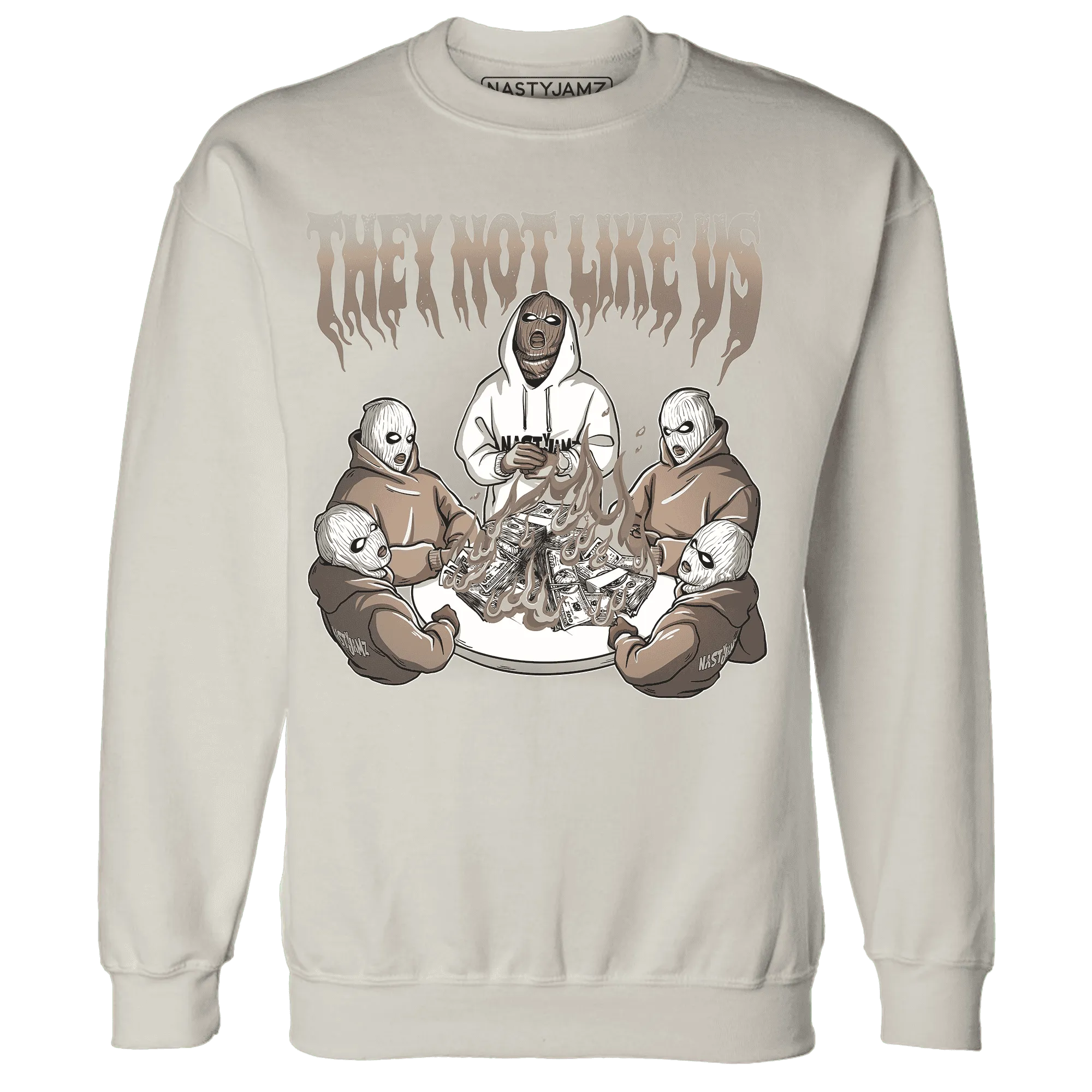 NastyJamz-Low-Mocha-1s-Sweatshirt-Match-They-Not-Like-Us
