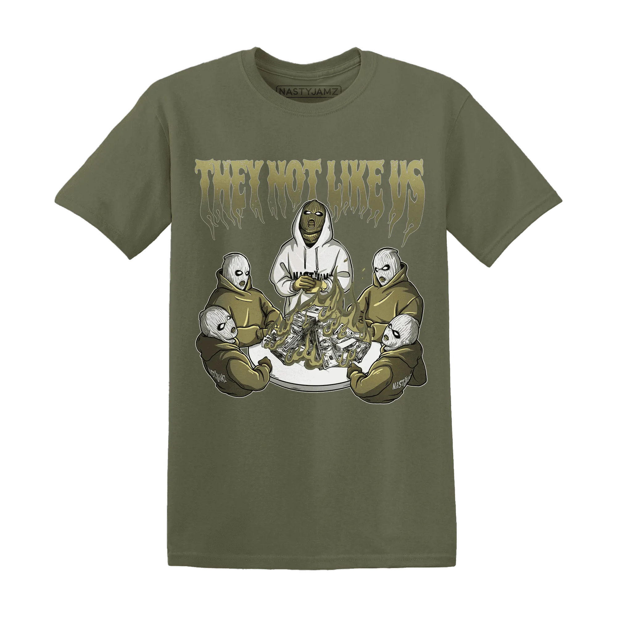 NastyJamz-Medium-Olive-1s-T-Shirt-Match-They-Not-Like-Us