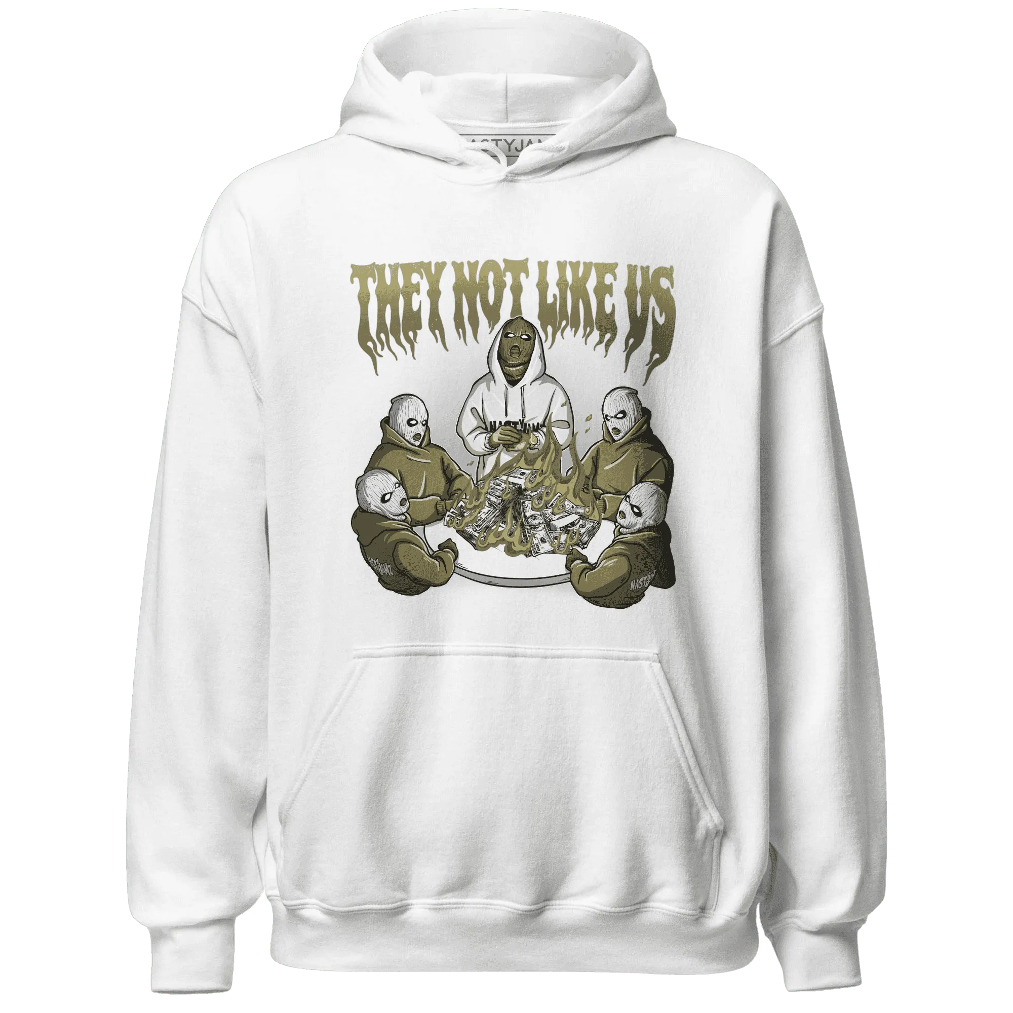 NastyJamz-Medium-Olive-1s-Hoodie-Match-They-Not-Like-Us