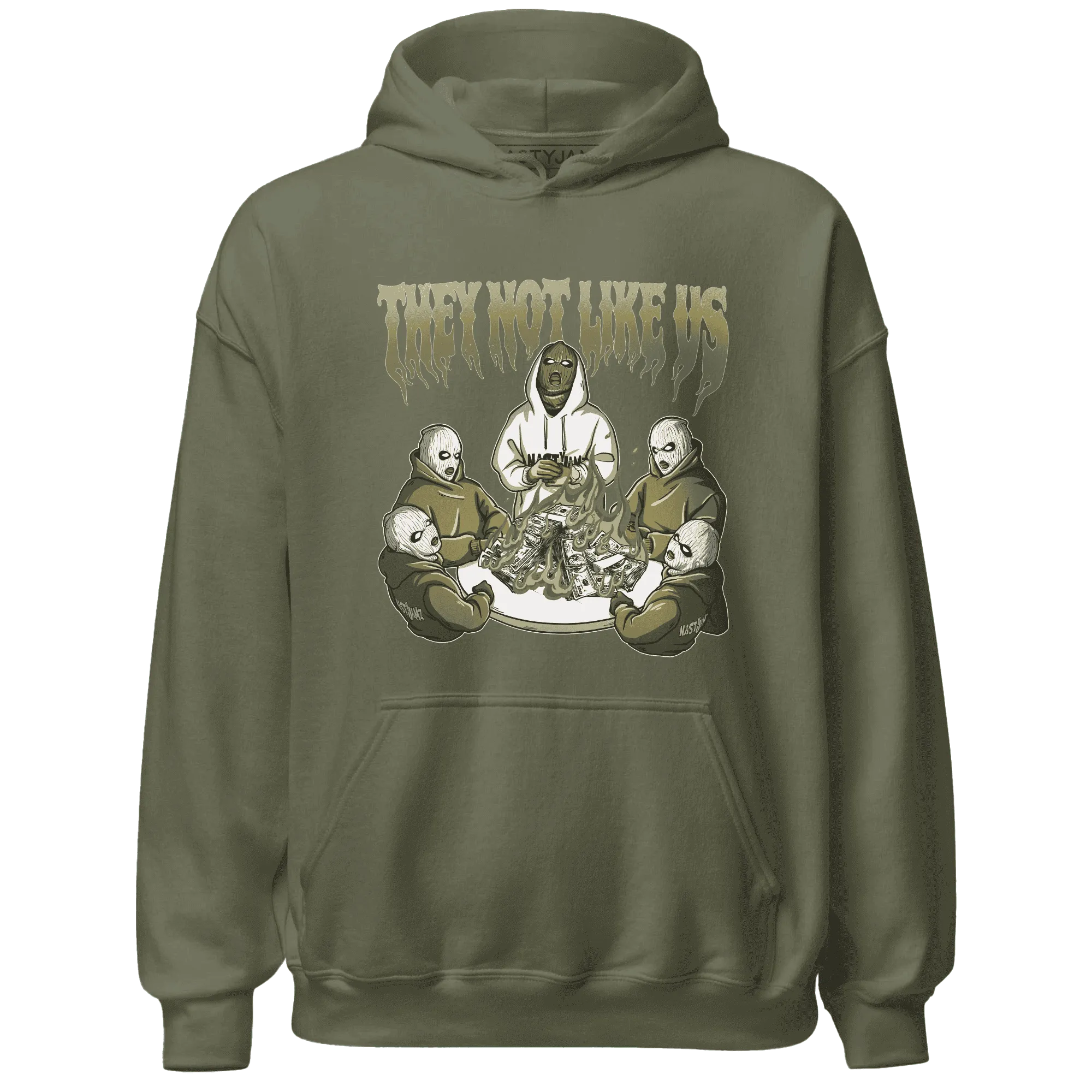 NastyJamz-Medium-Olive-1s-Hoodie-Match-They-Not-Like-Us