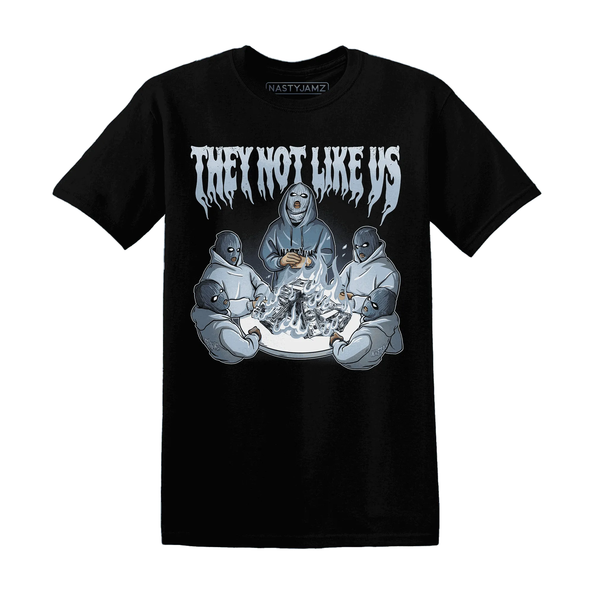 NastyJamz-Mid-Diffused-Blue-Grey-1s-T-Shirt-Match-They-Not-Like-Us