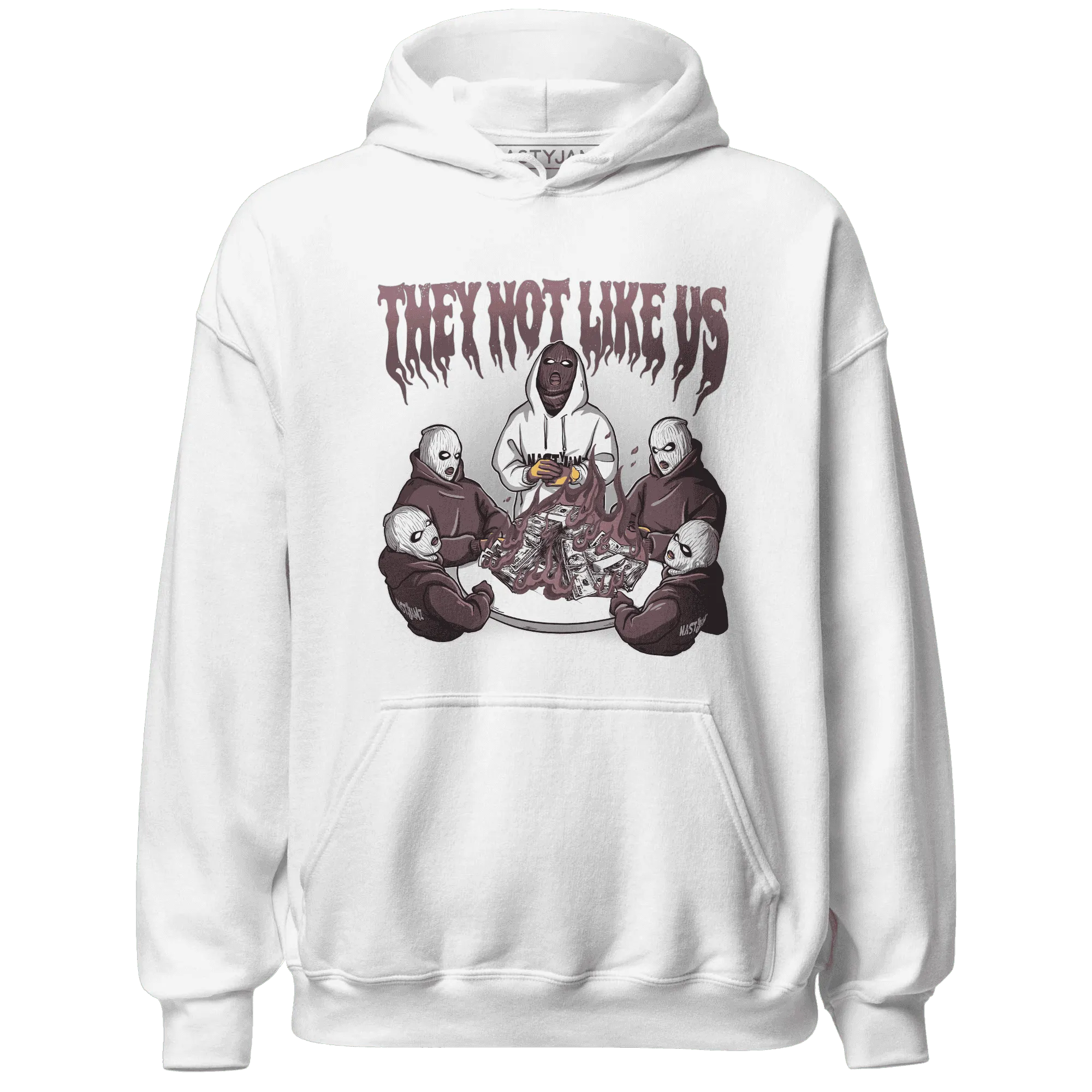 NastyJamz-Burgundy-Crush-3s-Hoodie-Match-They-Not-Like-Us