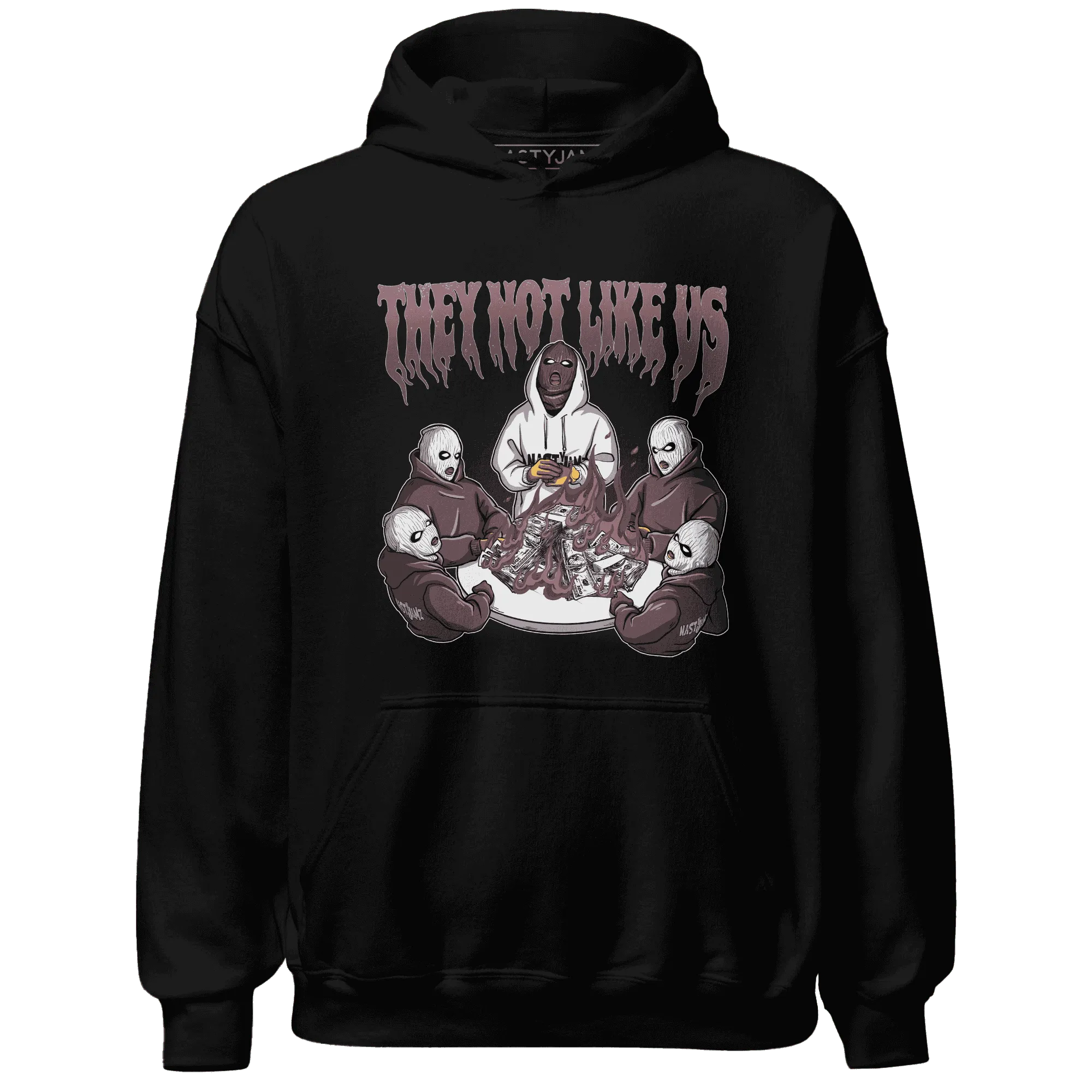 NastyJamz-Burgundy-Crush-3s-Hoodie-Match-They-Not-Like-Us