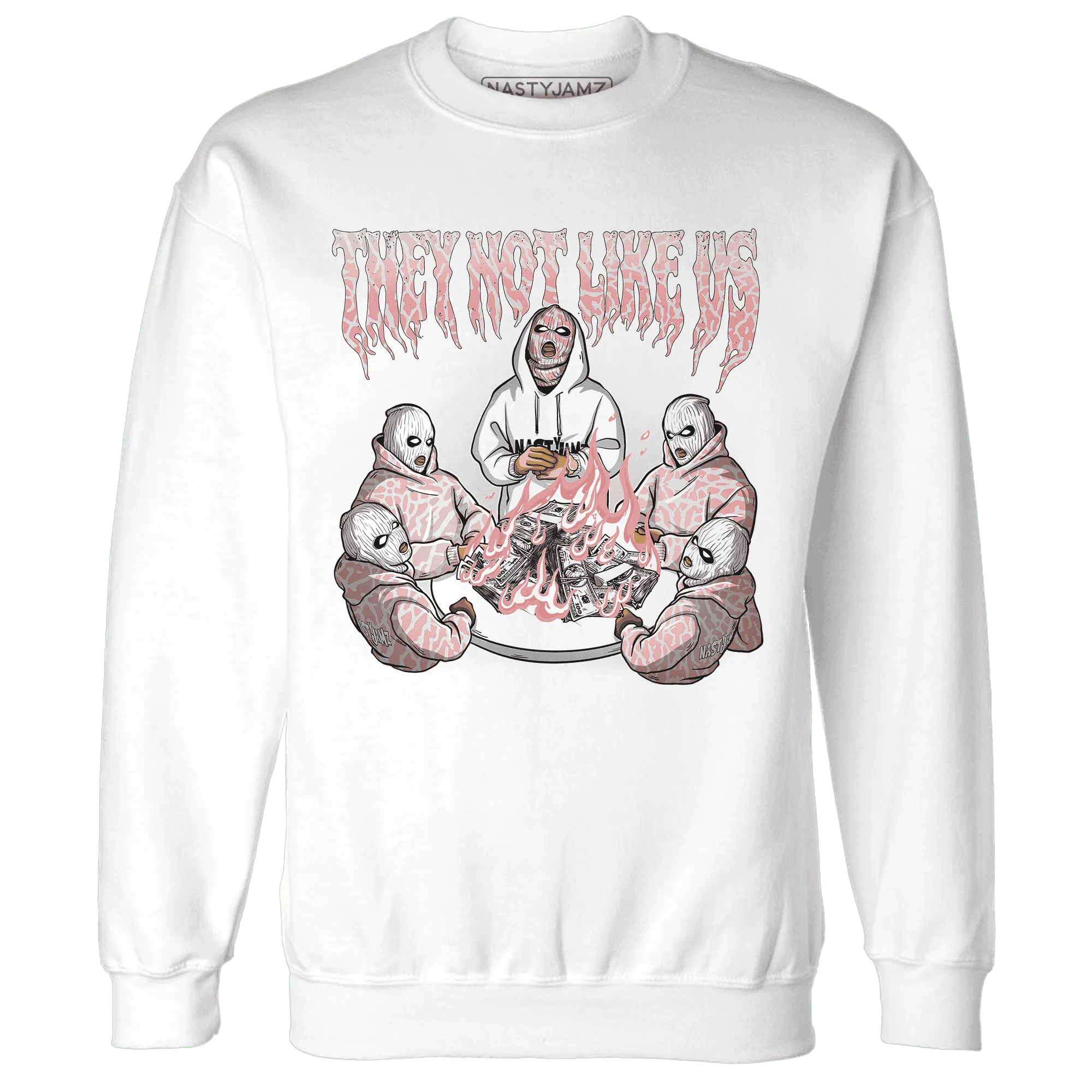 NastyJamz-Red-Stardust-3s-Sweatshirt-Match-They-Not-Like-Us