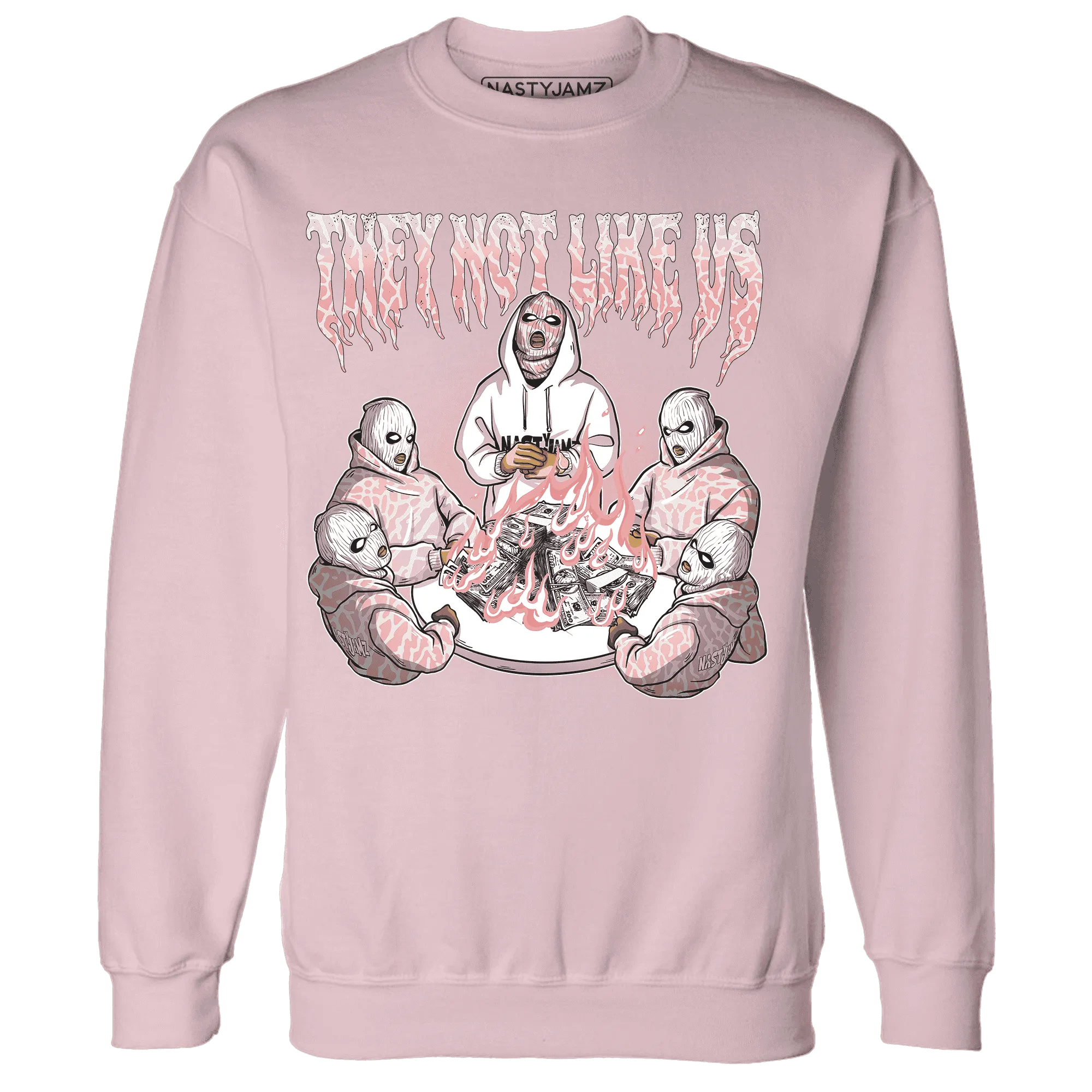 NastyJamz-Red-Stardust-3s-Sweatshirt-Match-They-Not-Like-Us