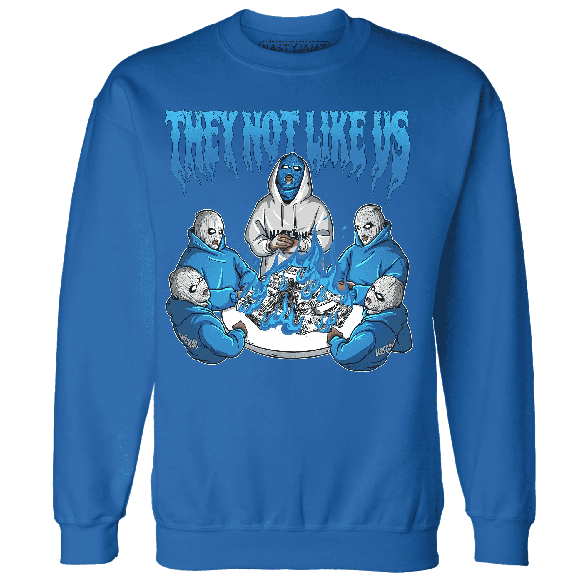 NastyJamz-Industrial-Blue-4s-Sweatshirt-Match-They-Not-Like-Us