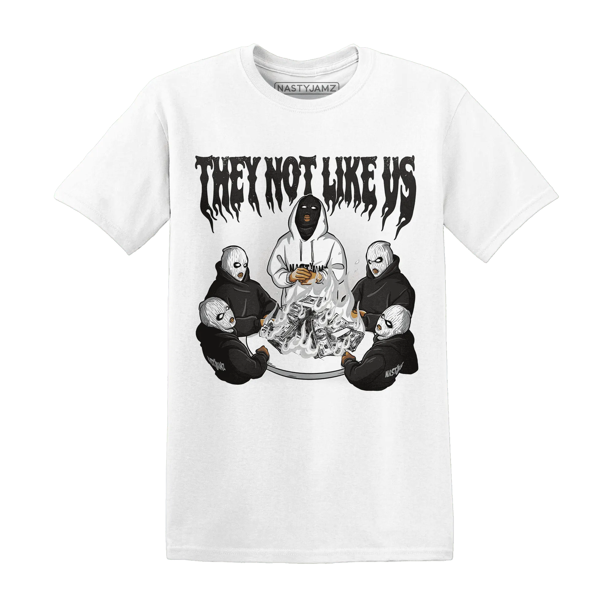 NastyJamz-White-Thunder-4s-T-Shirt-Match-They-Not-Like-Us