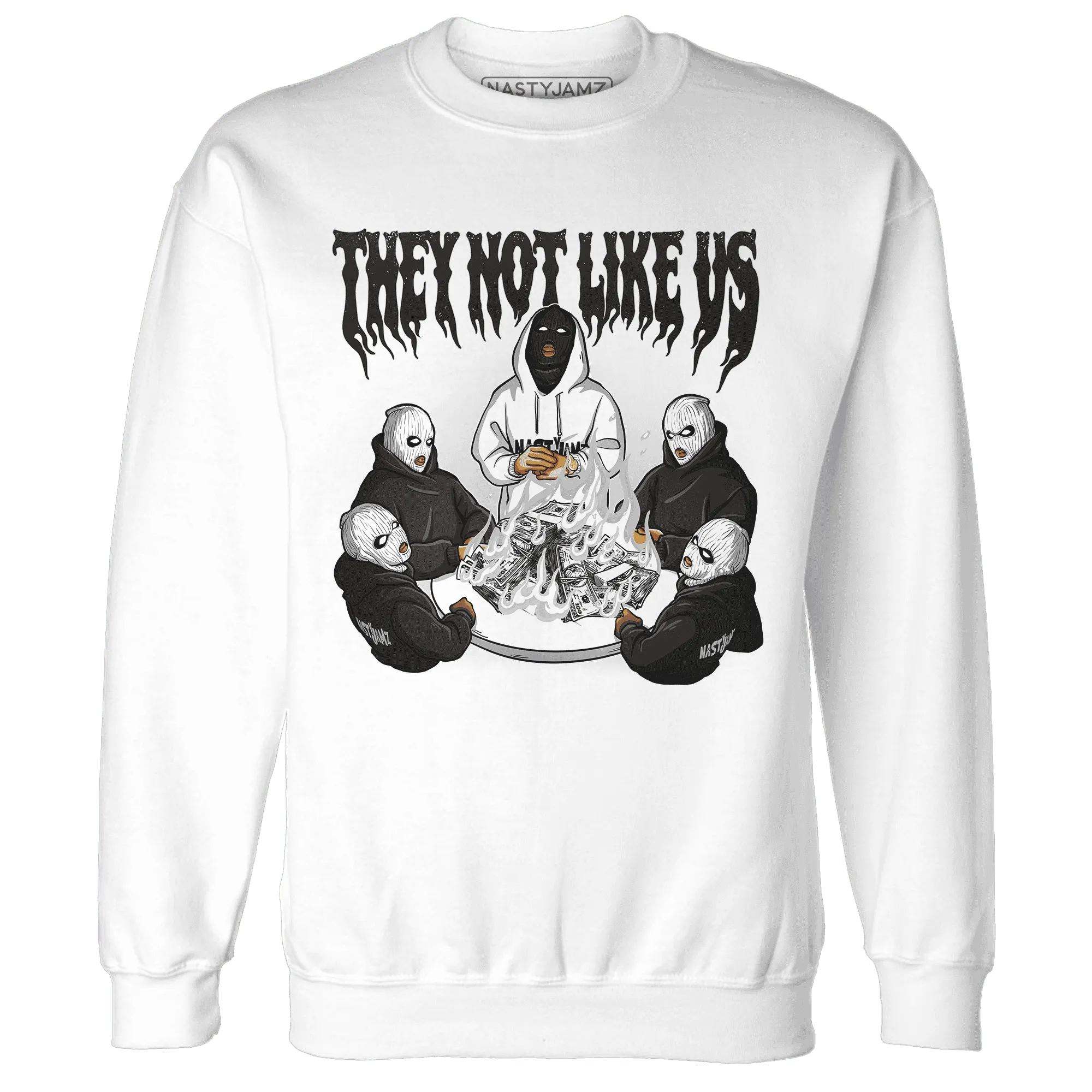 NastyJamz-White-Thunder-4s-Sweatshirt-Match-They-Not-Like-Us
