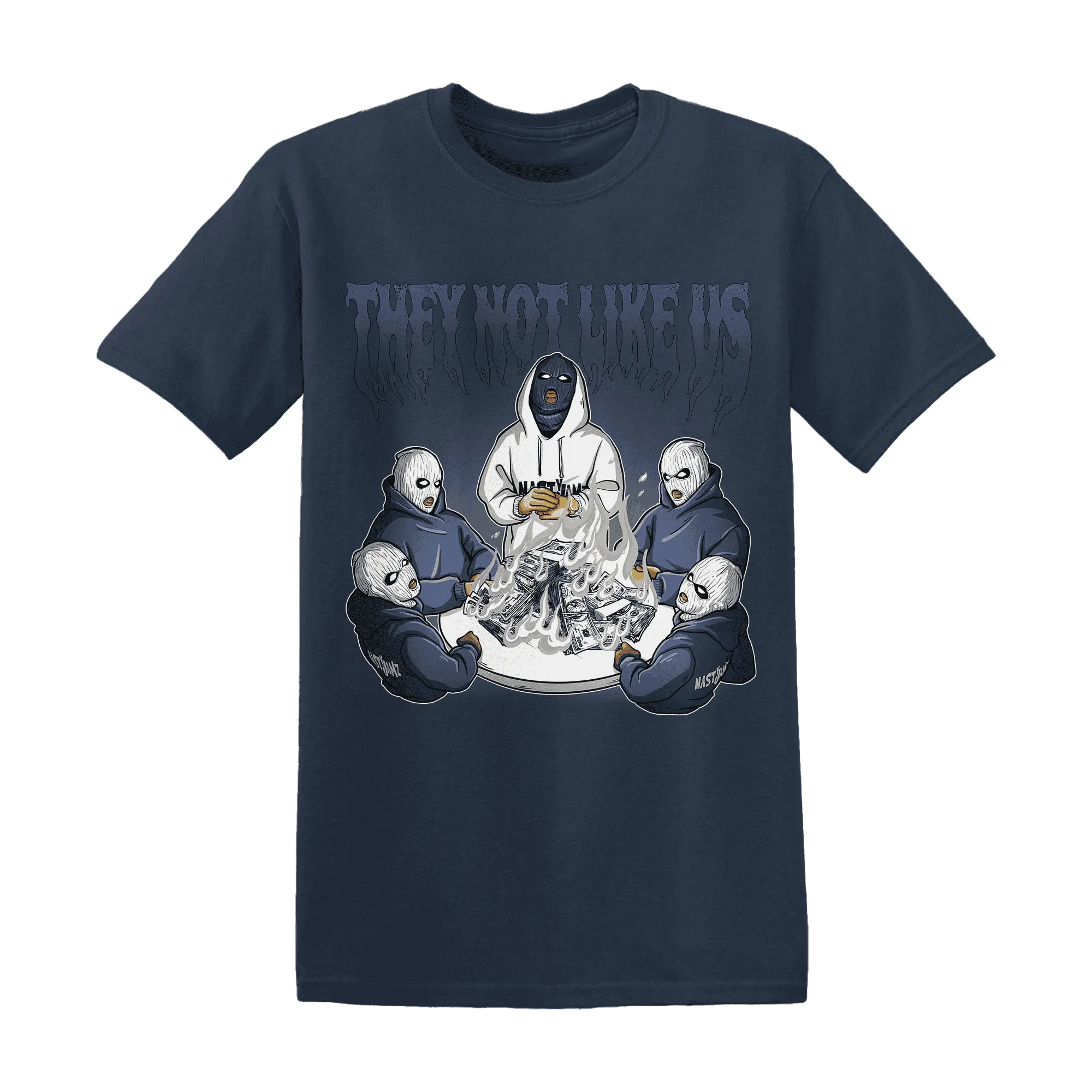 NastyJamz-White-Navy-6s-T-Shirt-Match-They-Not-Like-Us