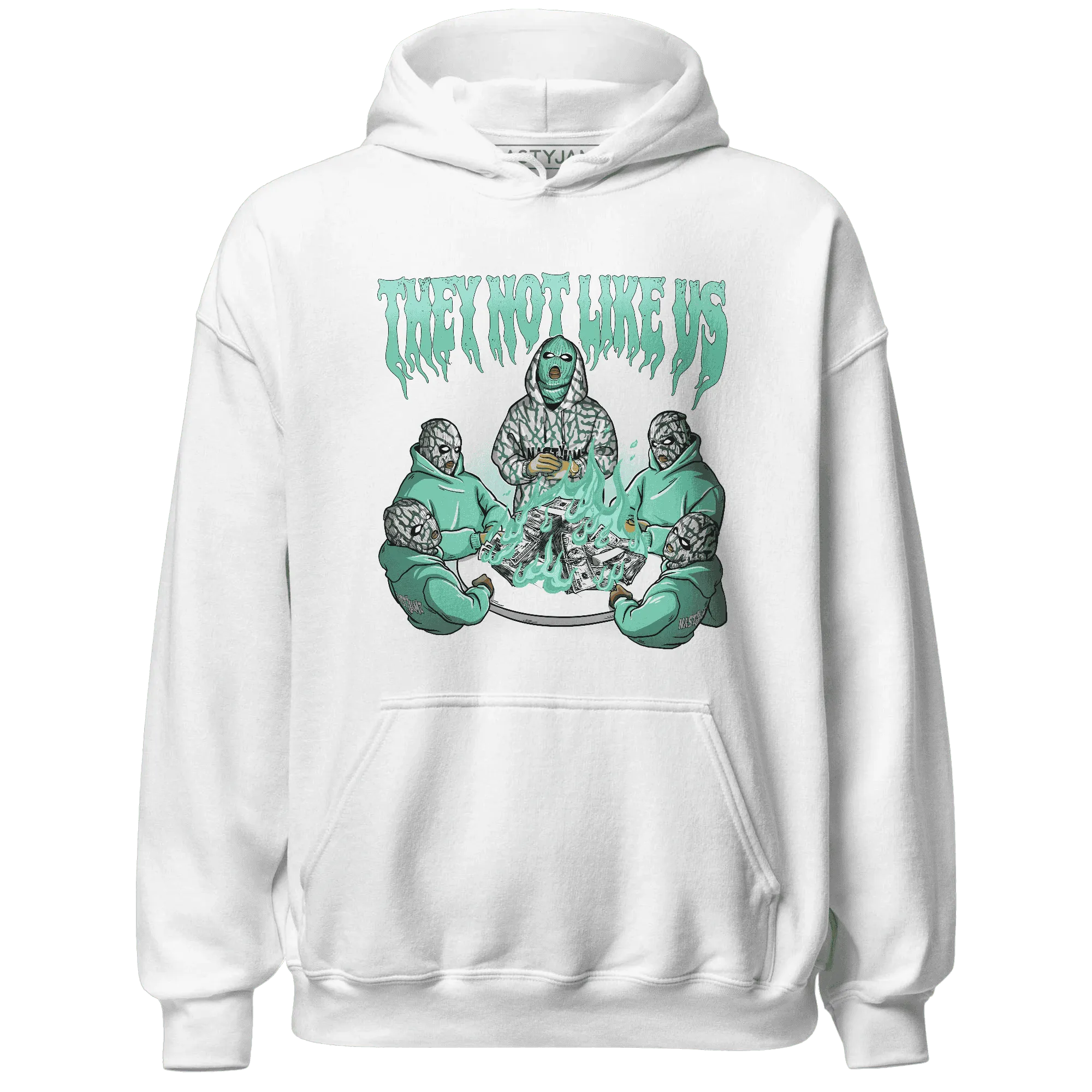 NastyJamz-Green-Glow-3s-Hoodie-Match-They-Not-Like-Us