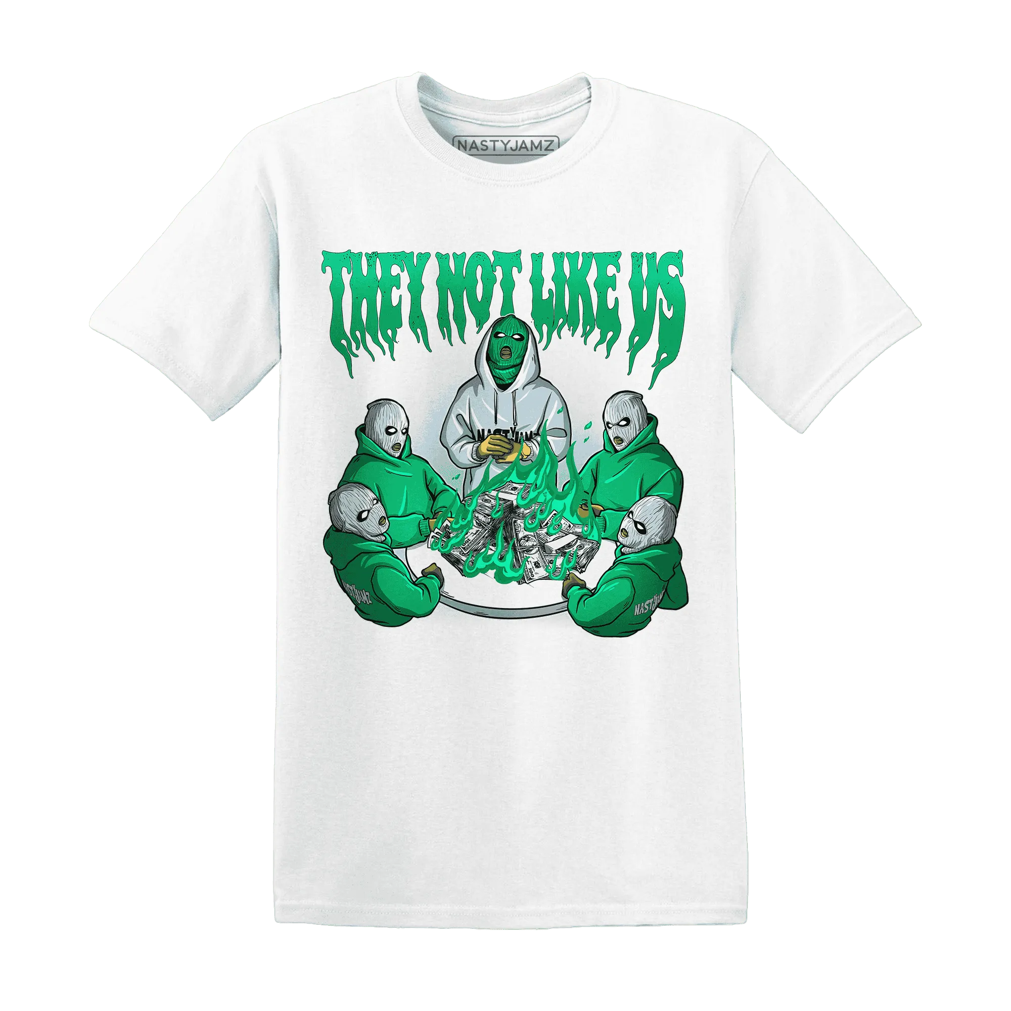 NastyJamz-Lucky-Green-5s-T-Shirt-Match-They-Not-Like-Us