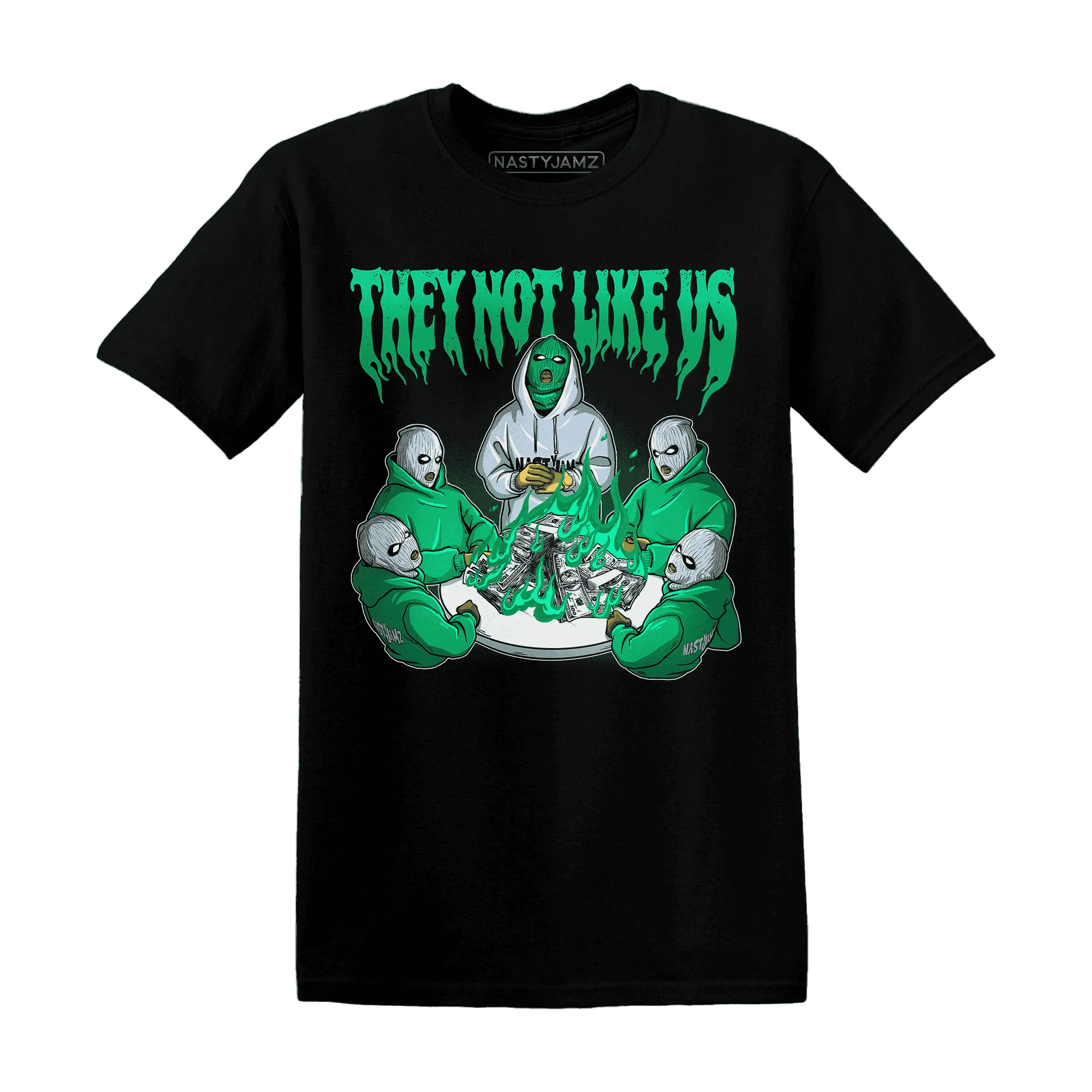 NastyJamz-Lucky-Green-5s-T-Shirt-Match-They-Not-Like-Us