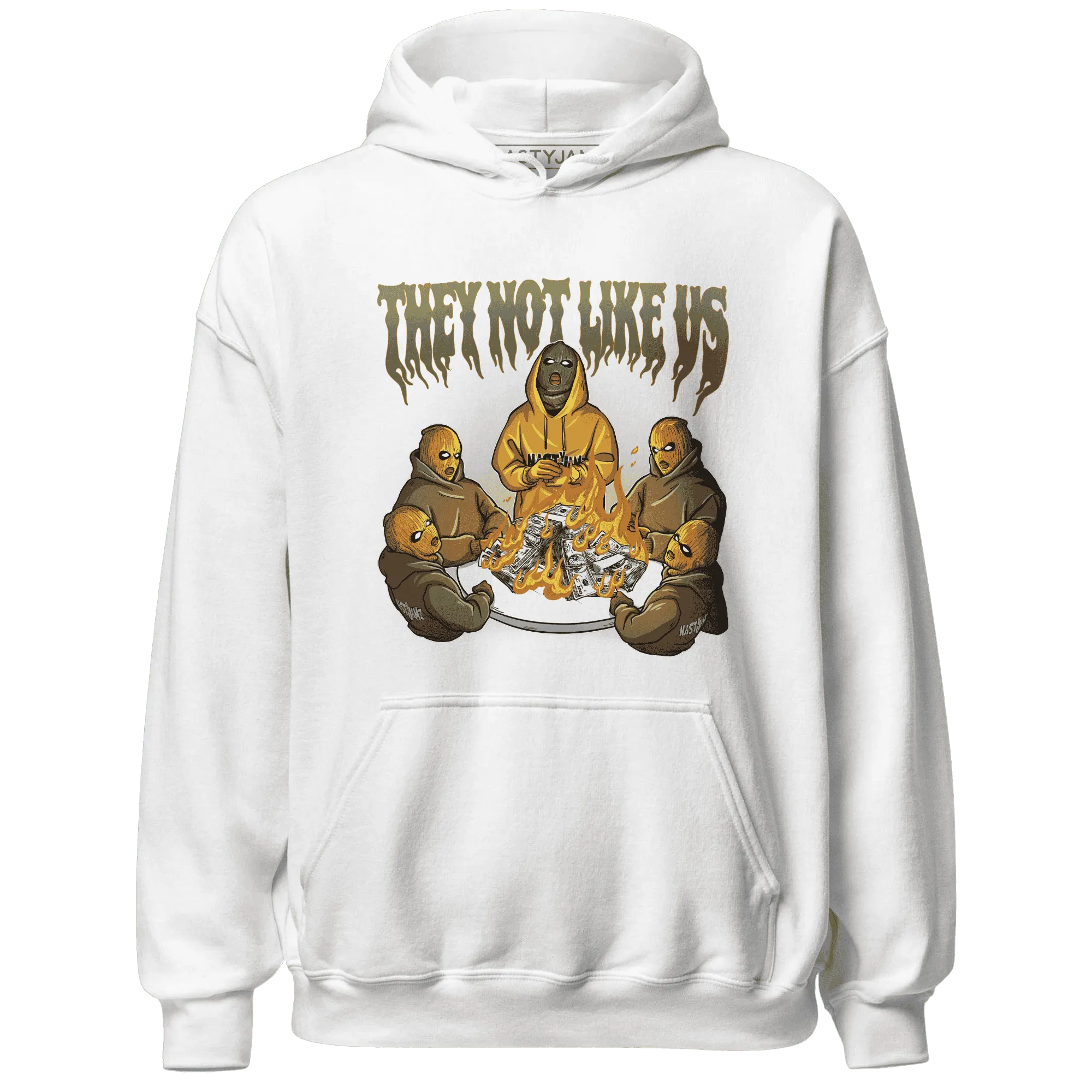 NastyJamz-Olive-5s-Hoodie-Match-They-Not-Like-Us